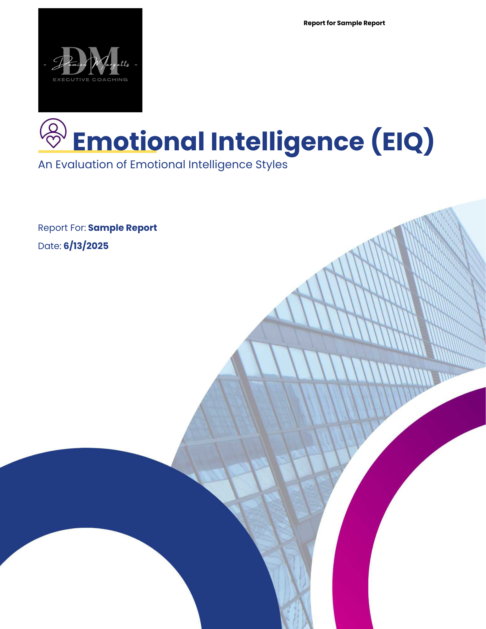 Emotional Intelligence Report (Report Only)