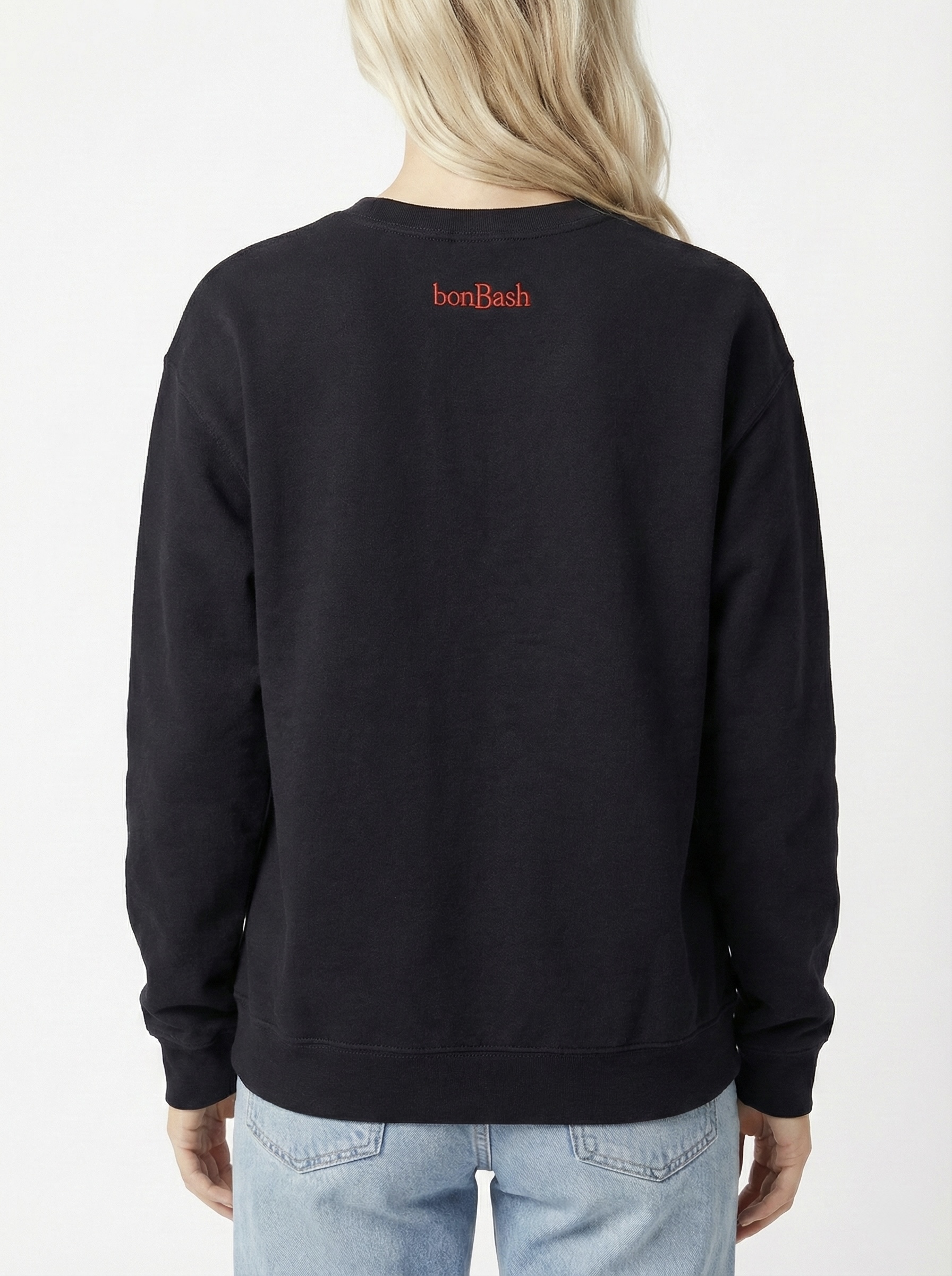 "Anti-Hamptons" ™ Crewneck Sweatshirt Black