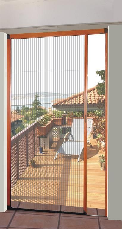 Pleated Mosquito Net Door