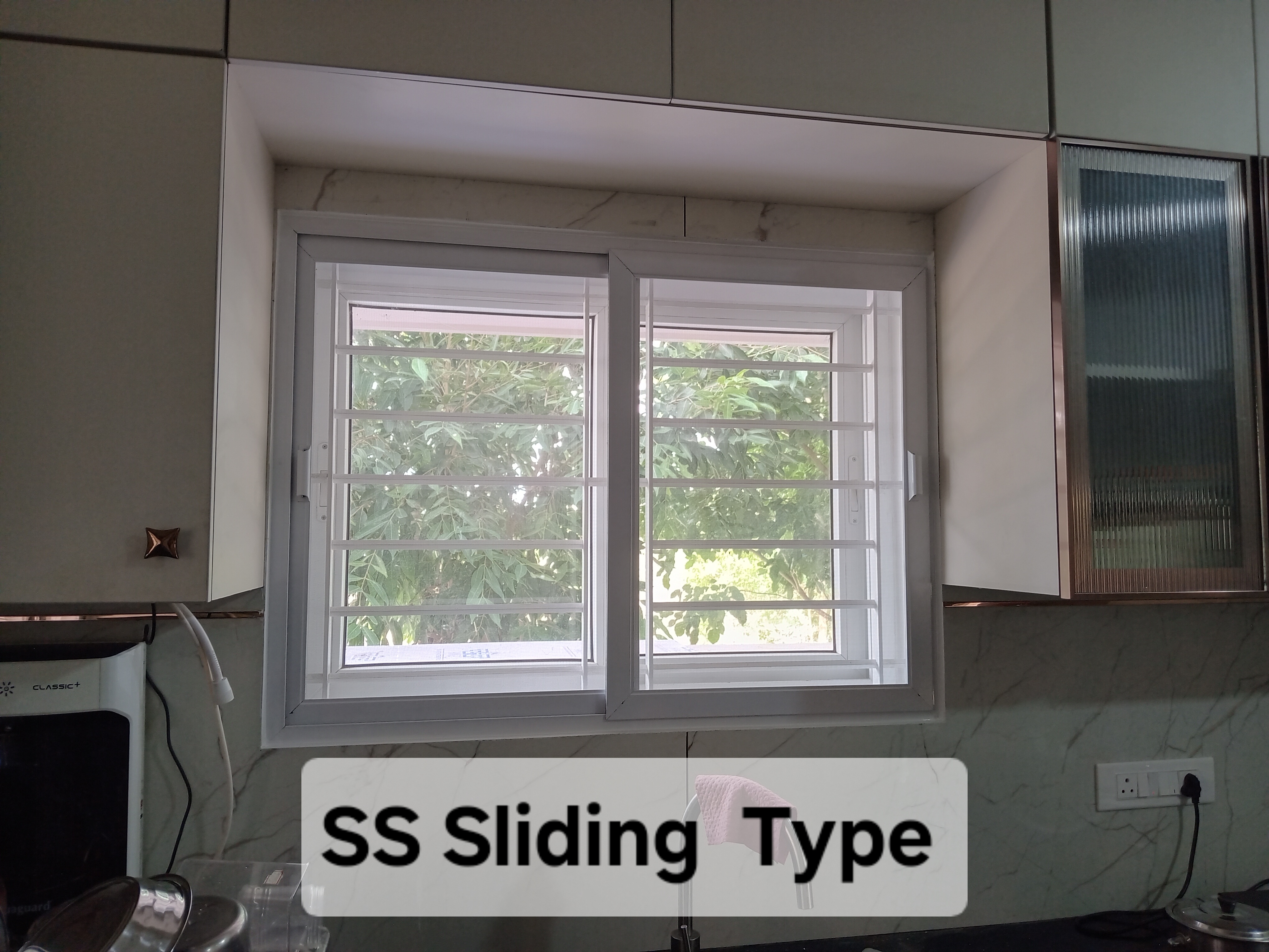 SS Sliding Mosquito Net Windows