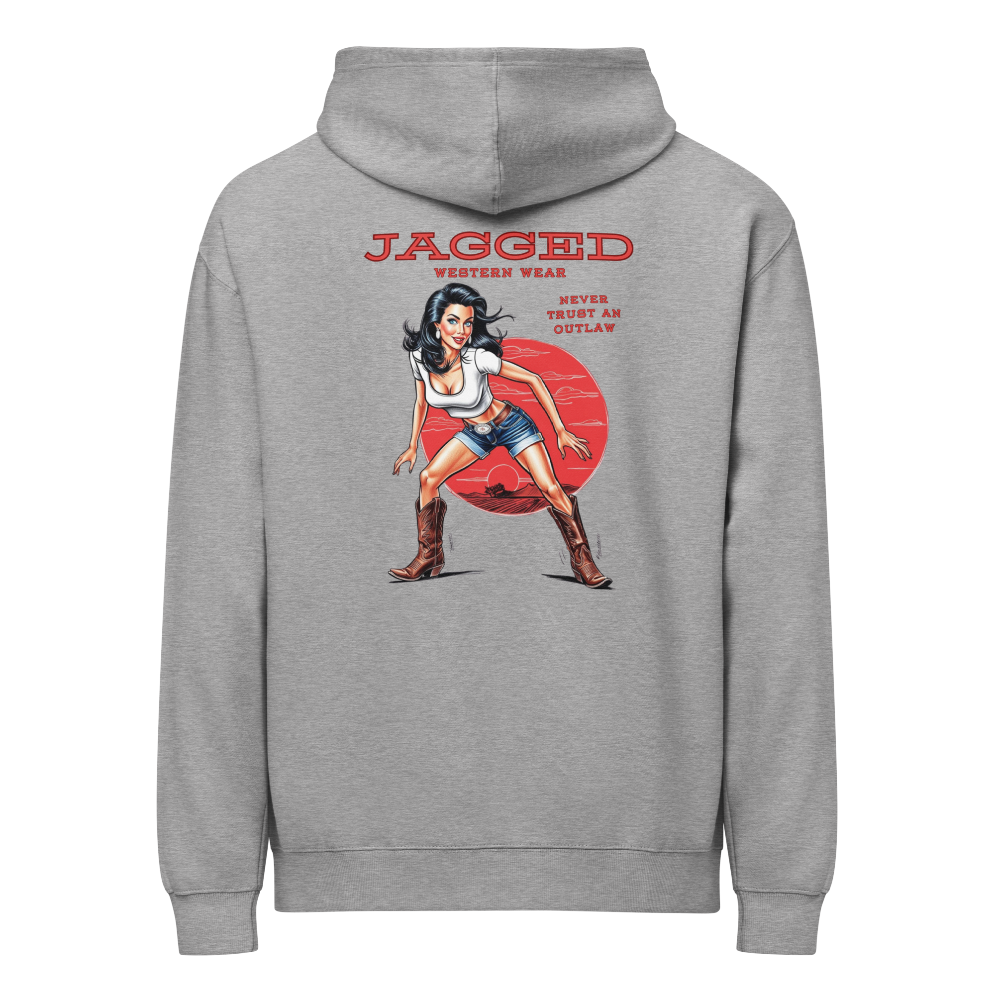 Men's “Never Trust an Outlaw” Hoodie