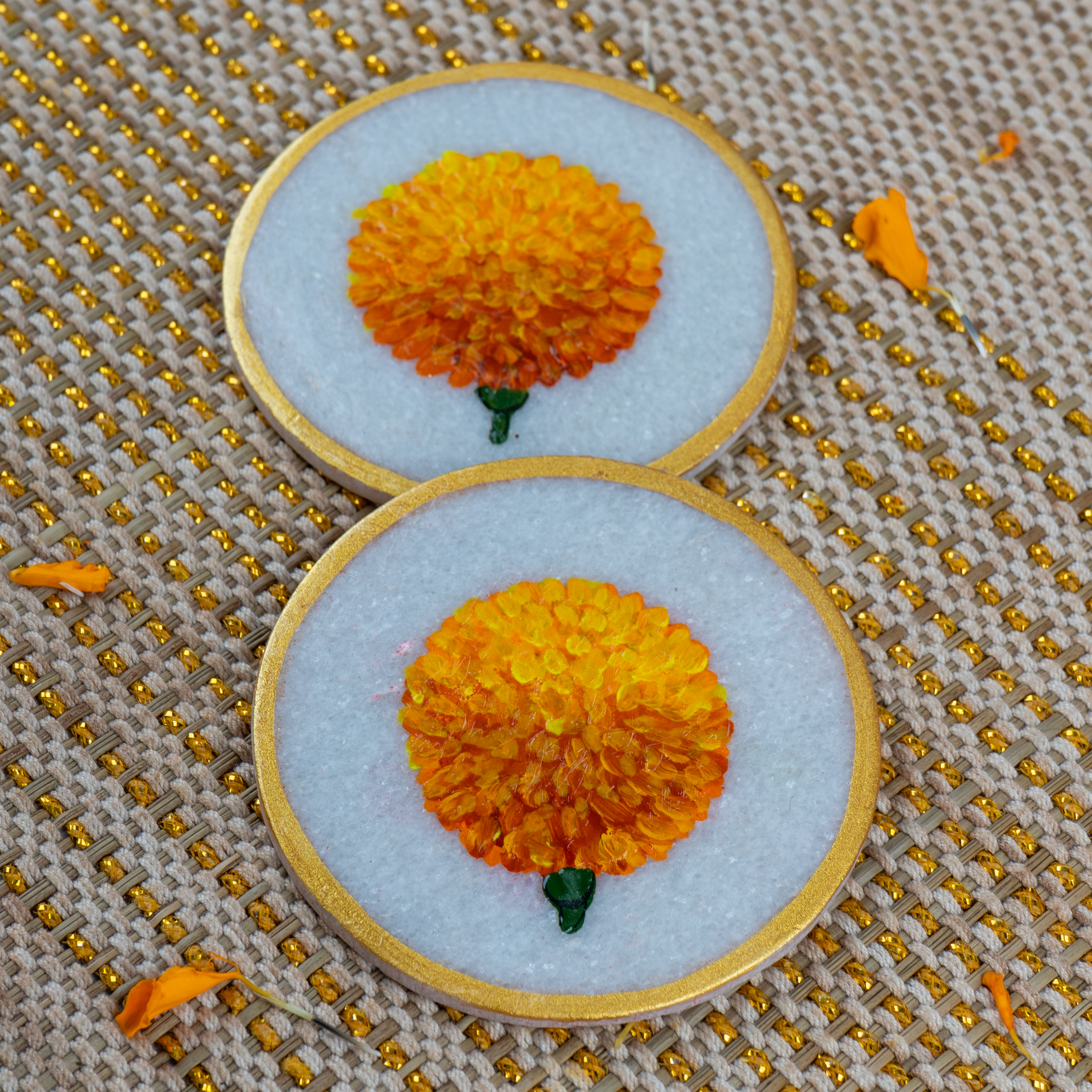 Kesariya Circle Coaster