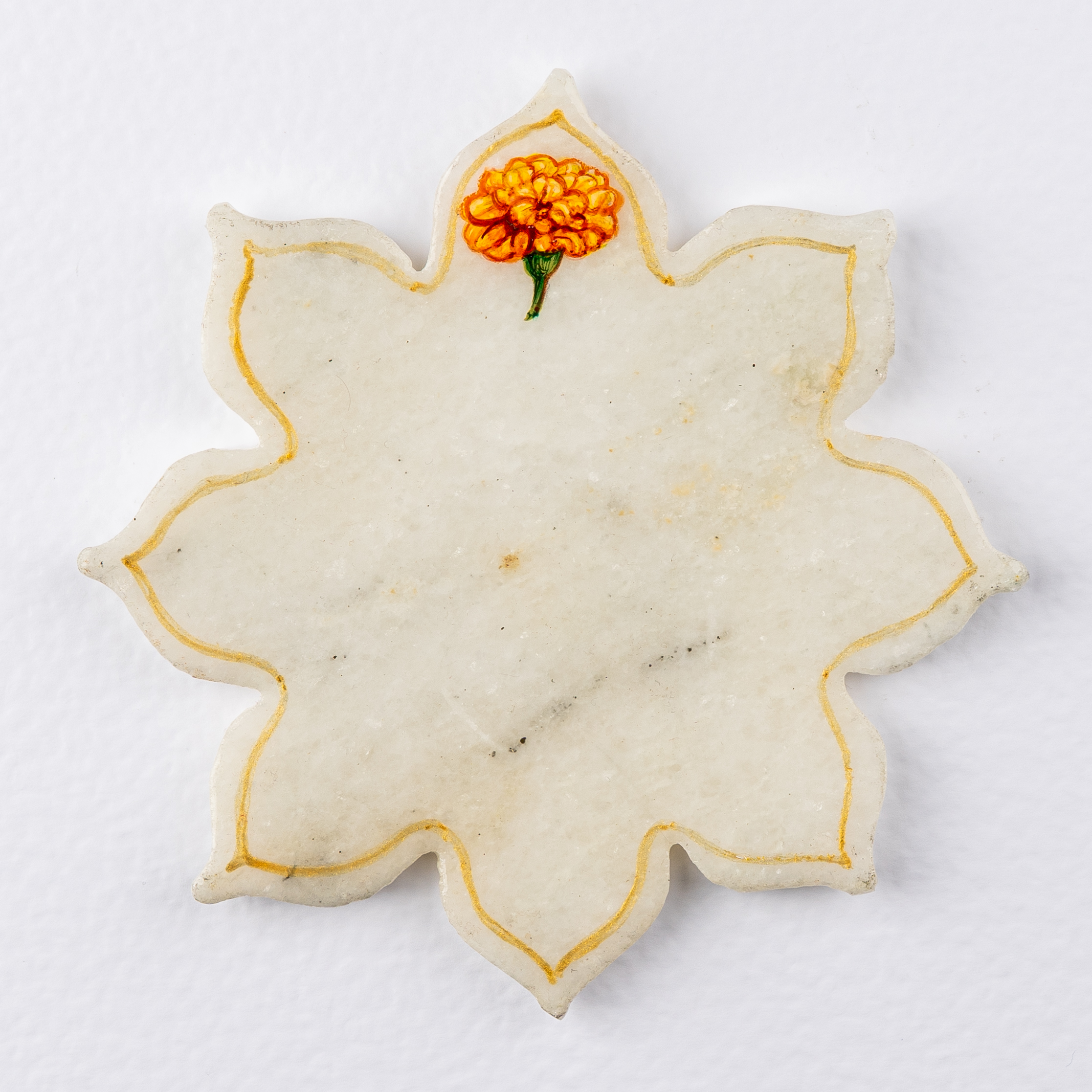 Kesariya Flower Coaster- Minimal