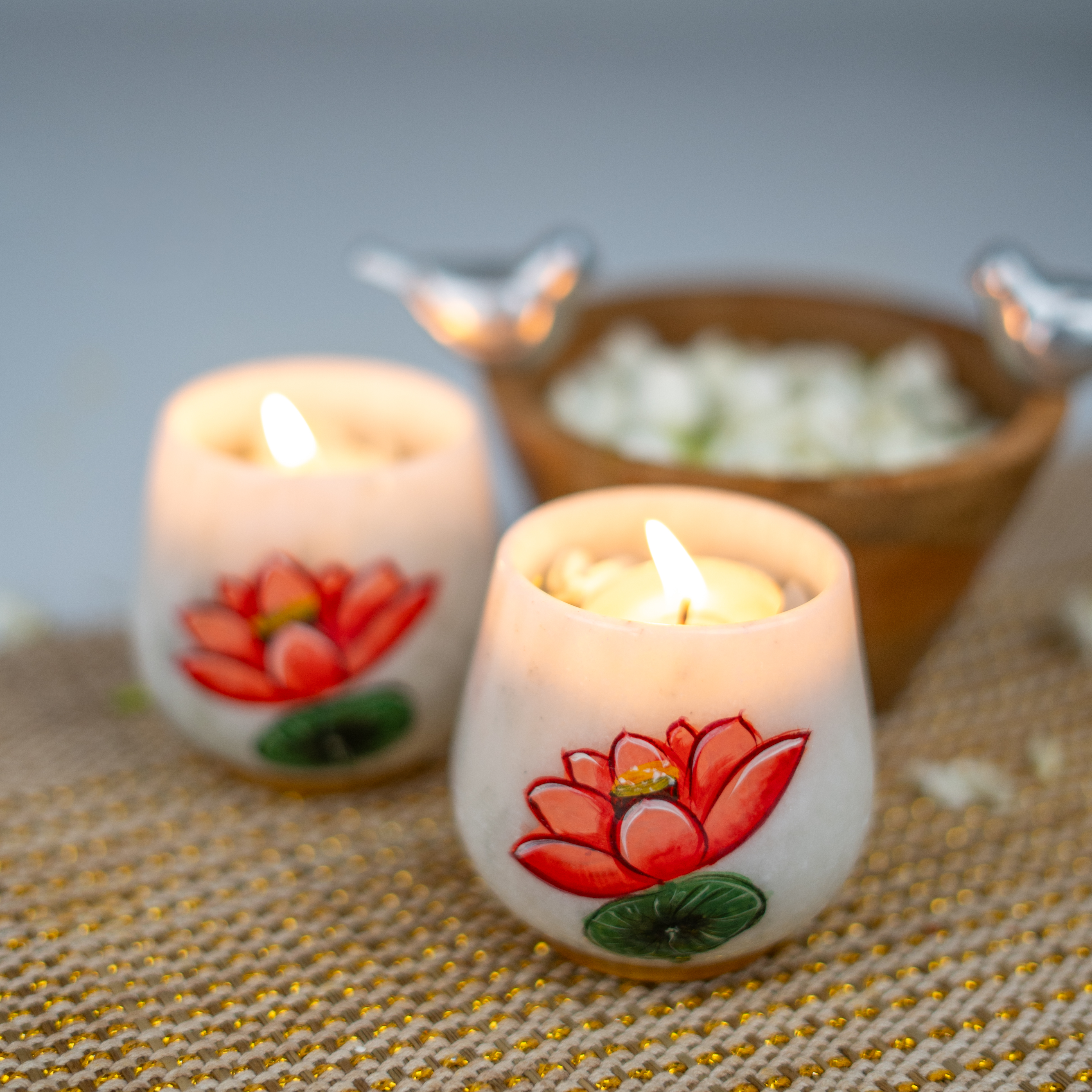 Padma Rounded Candle Holders