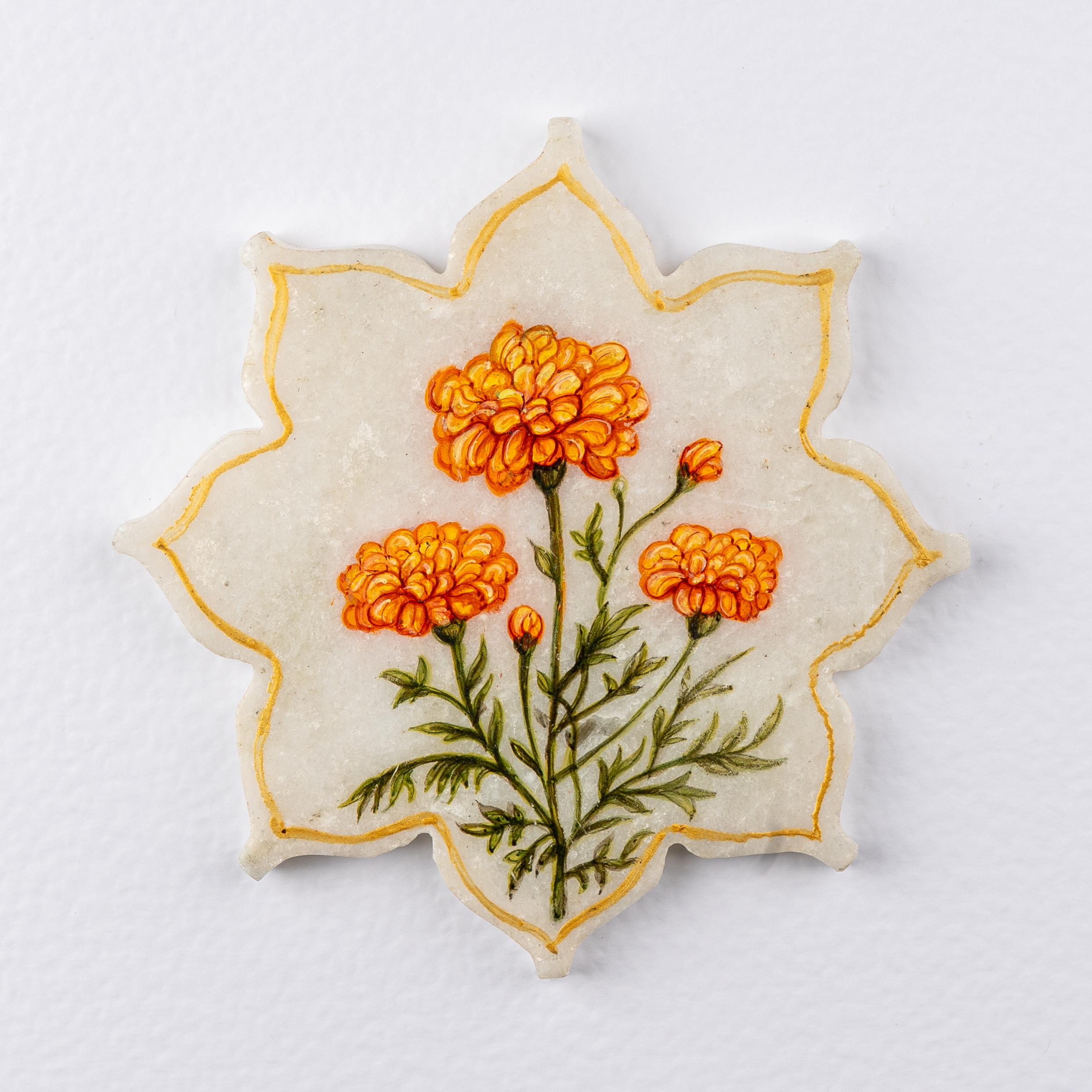 Kesariya Flower Coaster