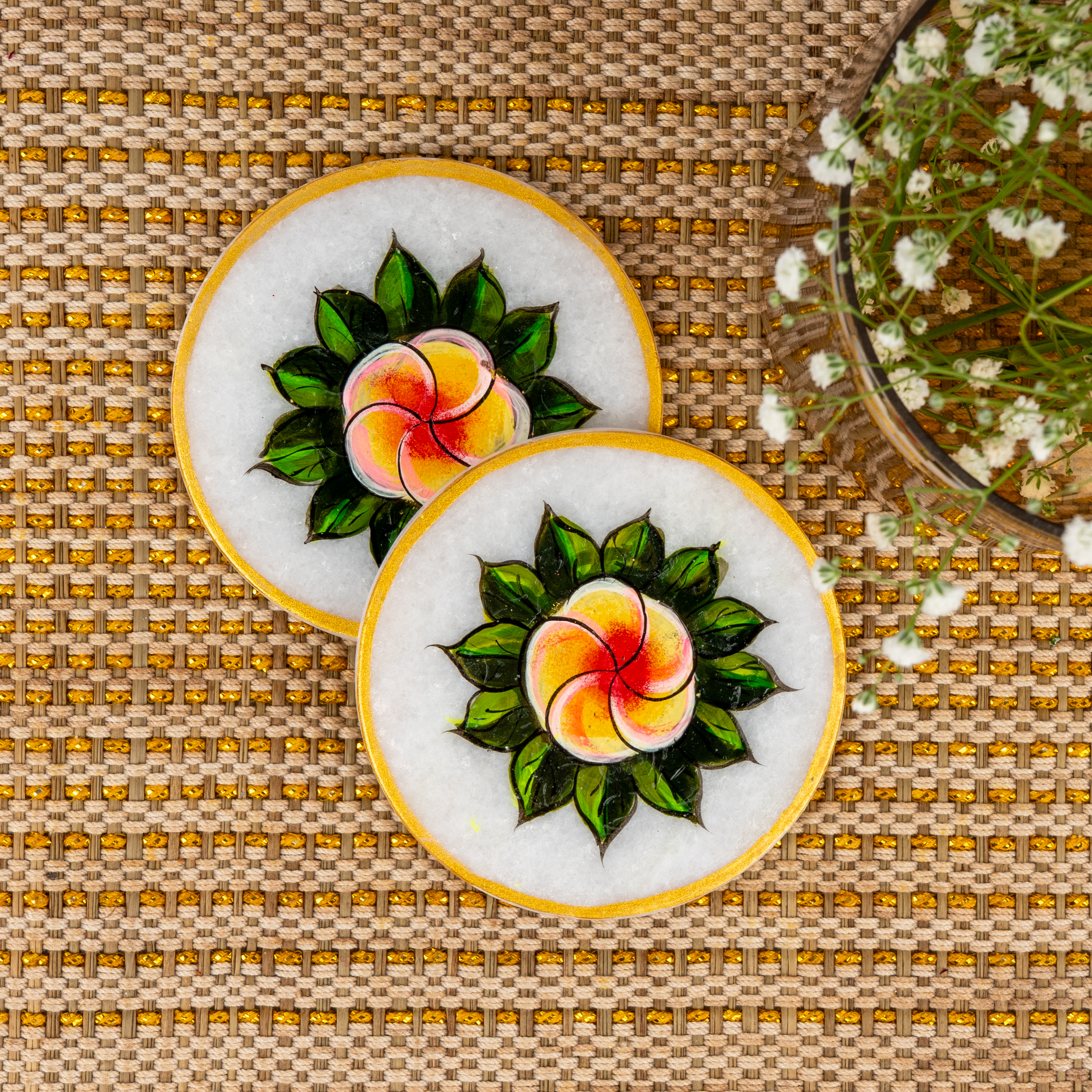 Champa Circle Coaster