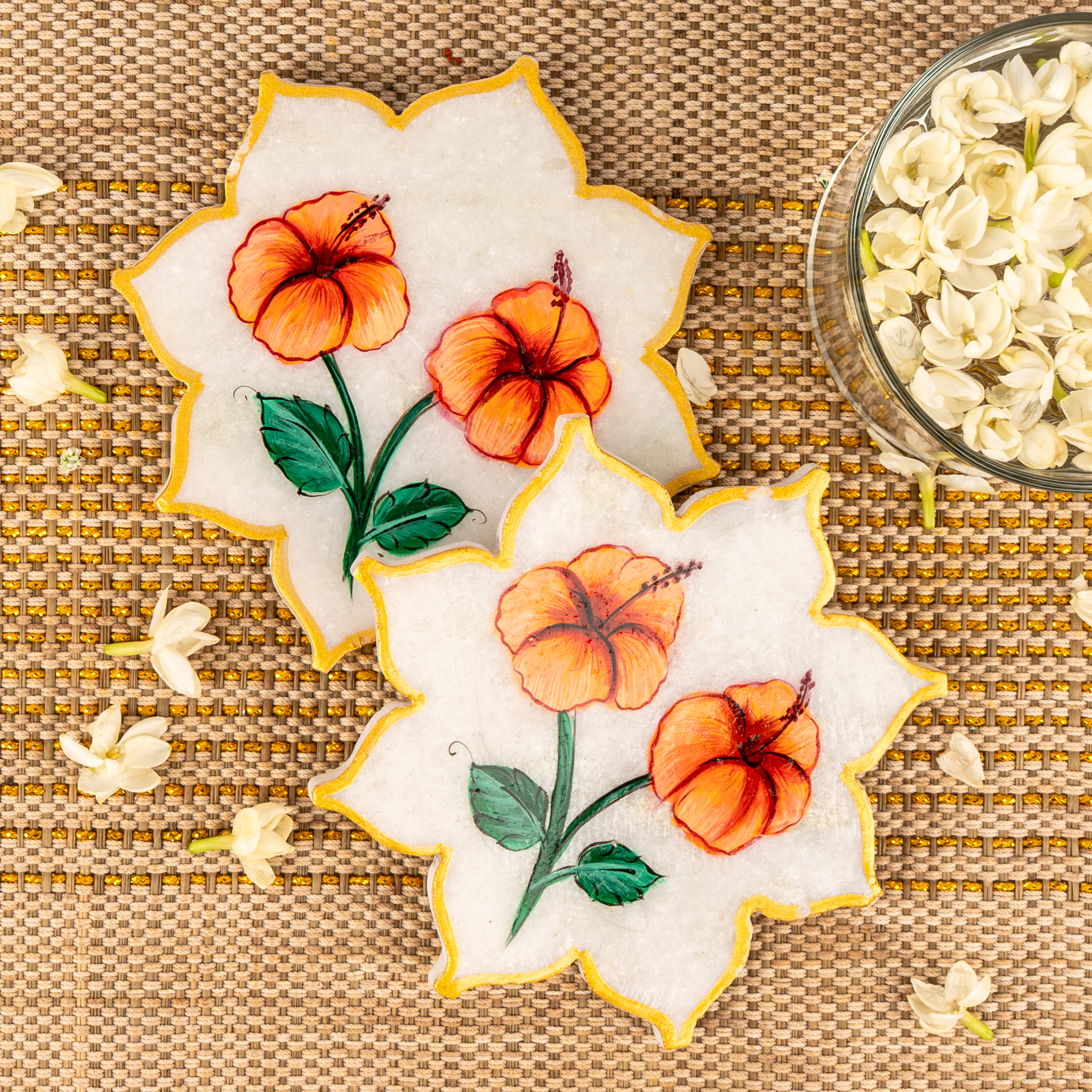 Gudhal Flower Coaster