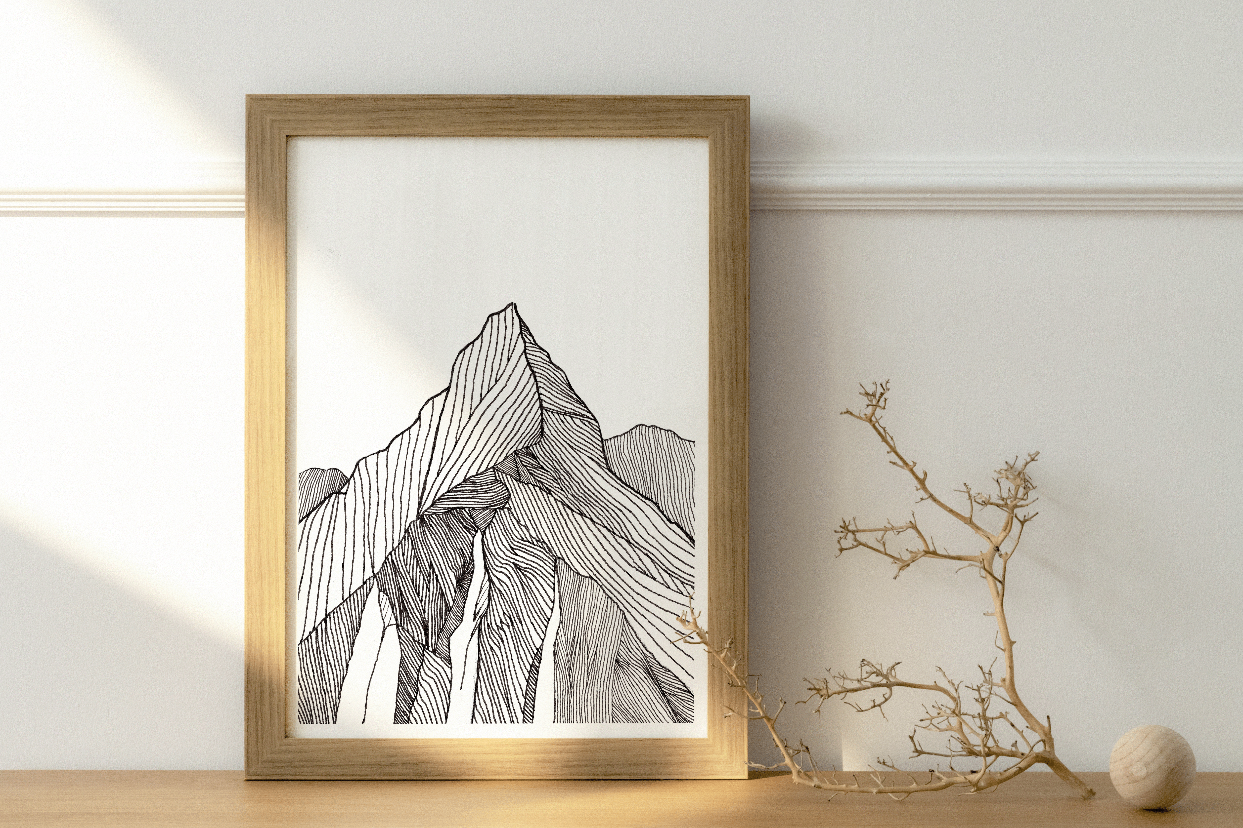 Mont Cervin - Line-Art