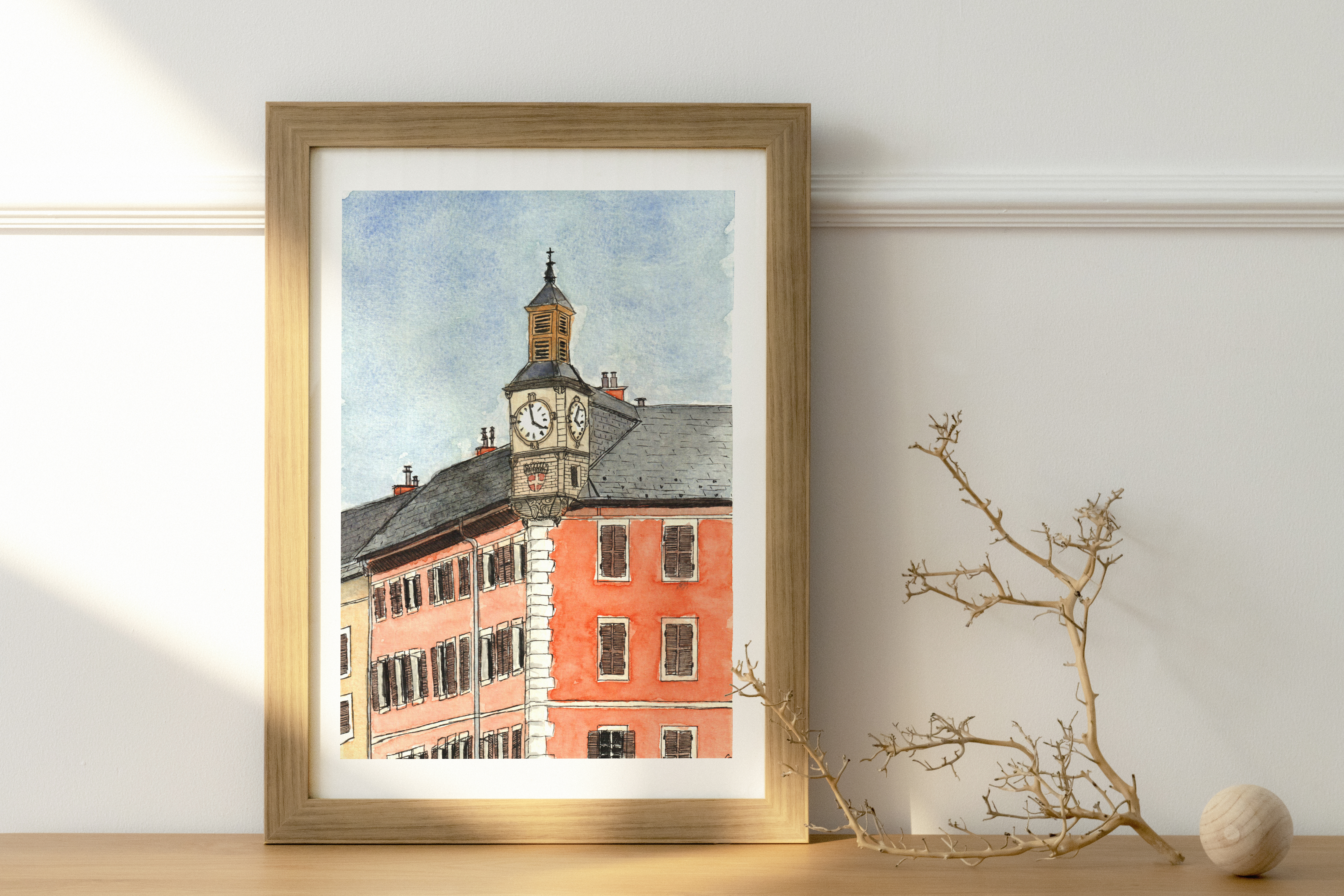 Saint-Léger - Aquarelle