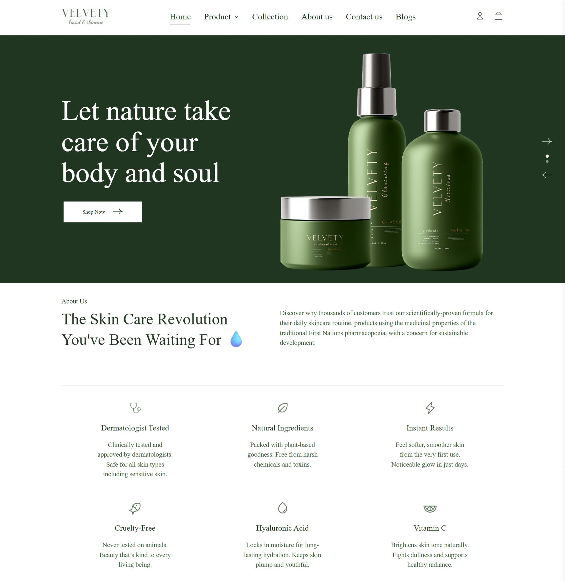 Velvety Botanical Skincare Set