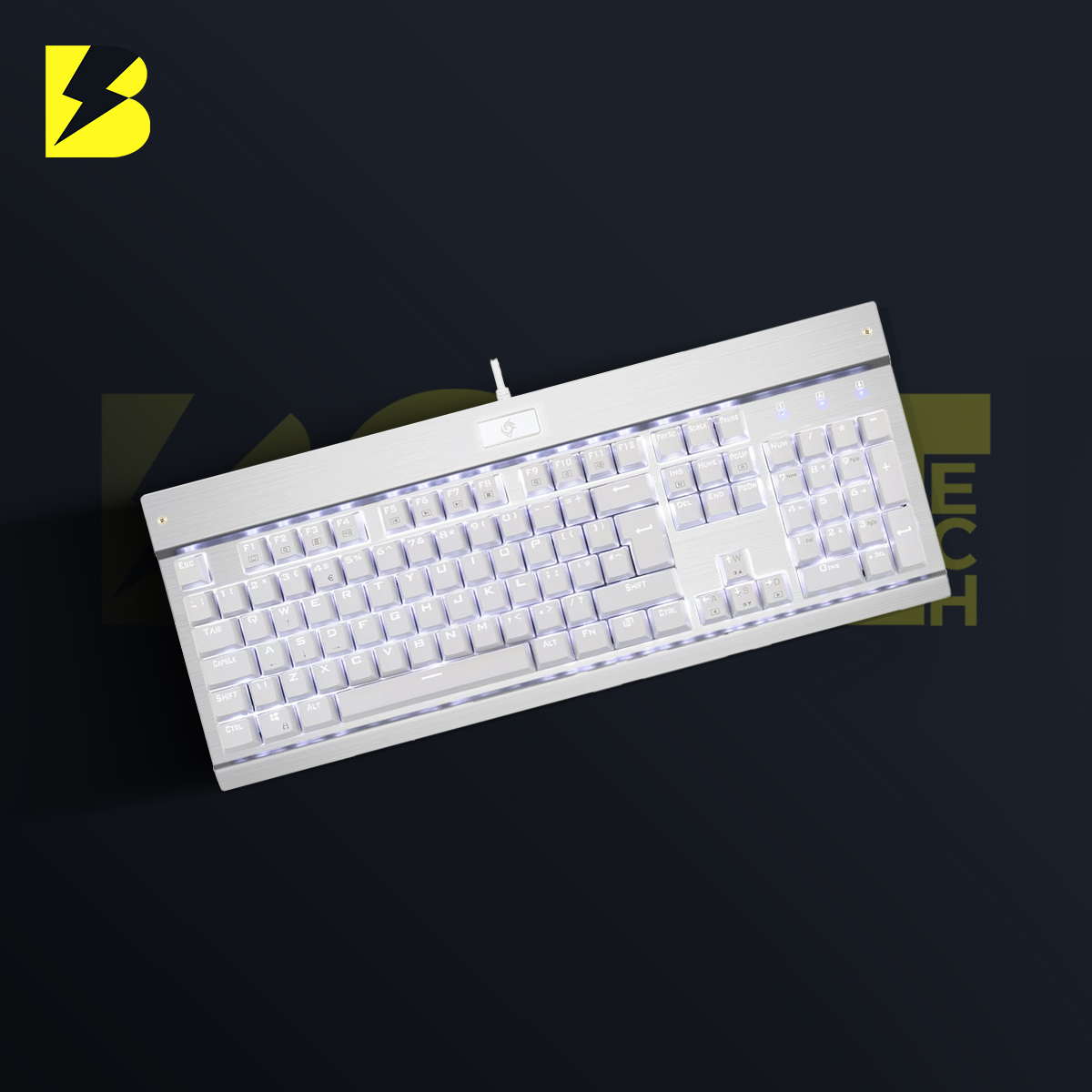 Eagle Tec KG010 Brown Switch Silver white backlight