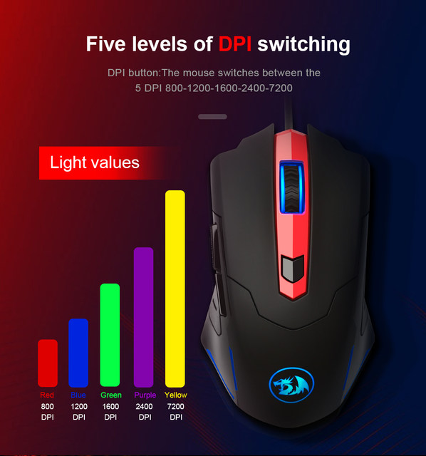 Redragon M705 High performance wired gaming mouse