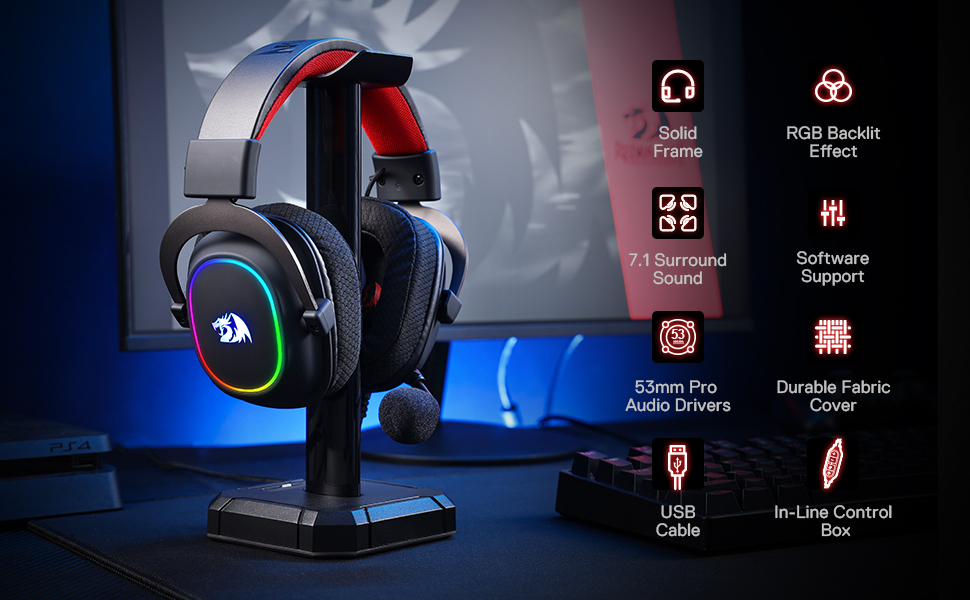 Redragon H510 Zeus X RGB Wired Gaming Headset
