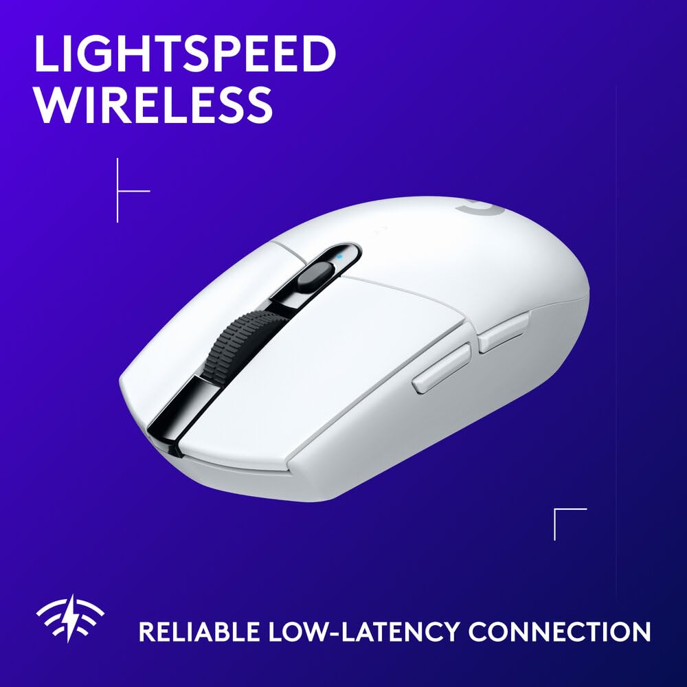 Logitech-G305-Black-Lightspeed-Wireless-Gaming-Mouse (White)