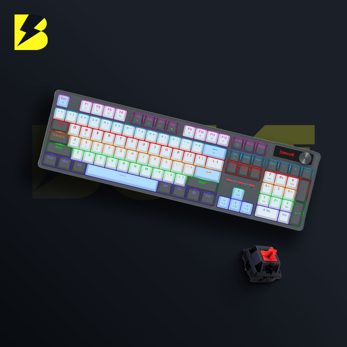 Redragon K718 Wired 104 keys Gaming Keyboard