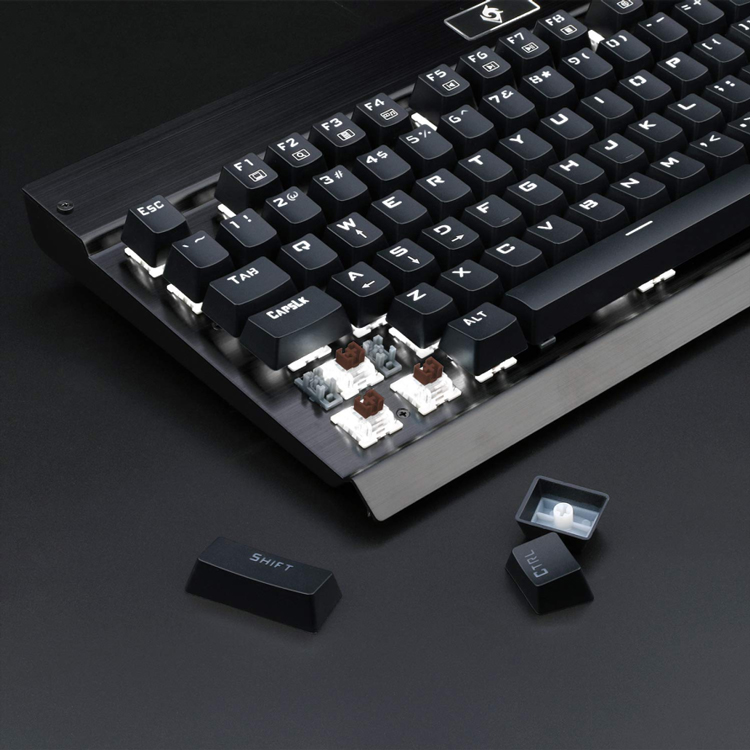 Eagle Tec KG010 Brown Switch BLACK white backlight