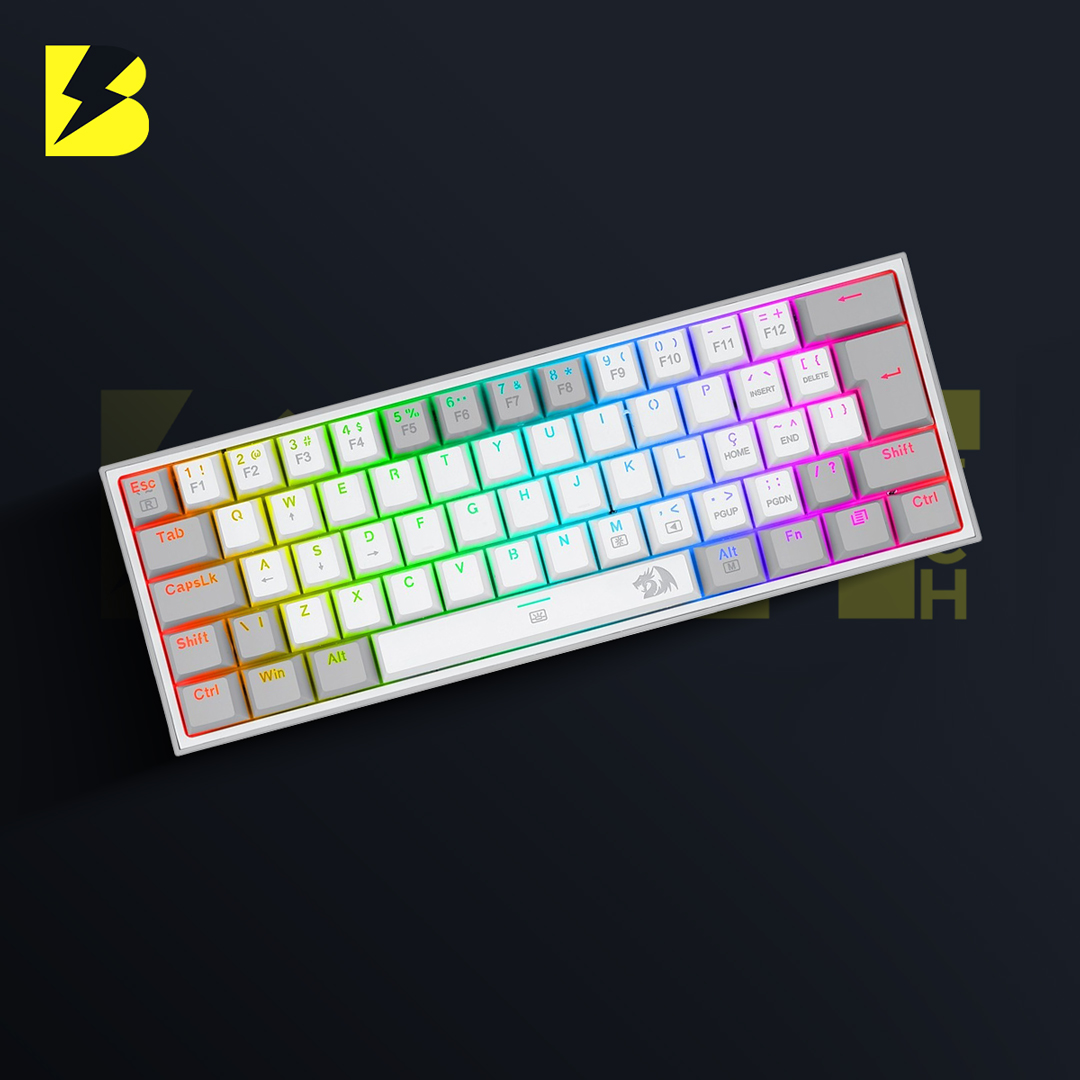 REDRAGON K617 Fizz RGB 60 Gaming Mechanical Keyboard Red Switches