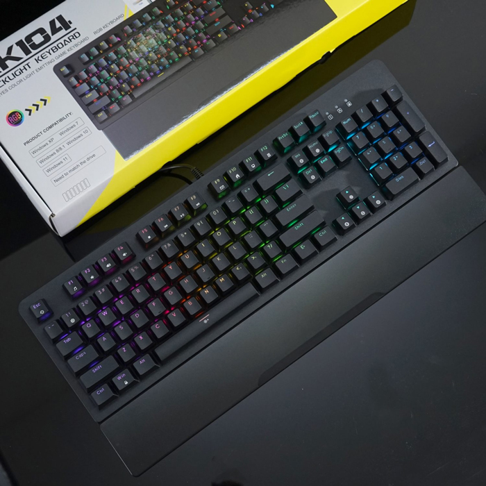 AK104 RGB Mechanical Keyboard (BLACK)