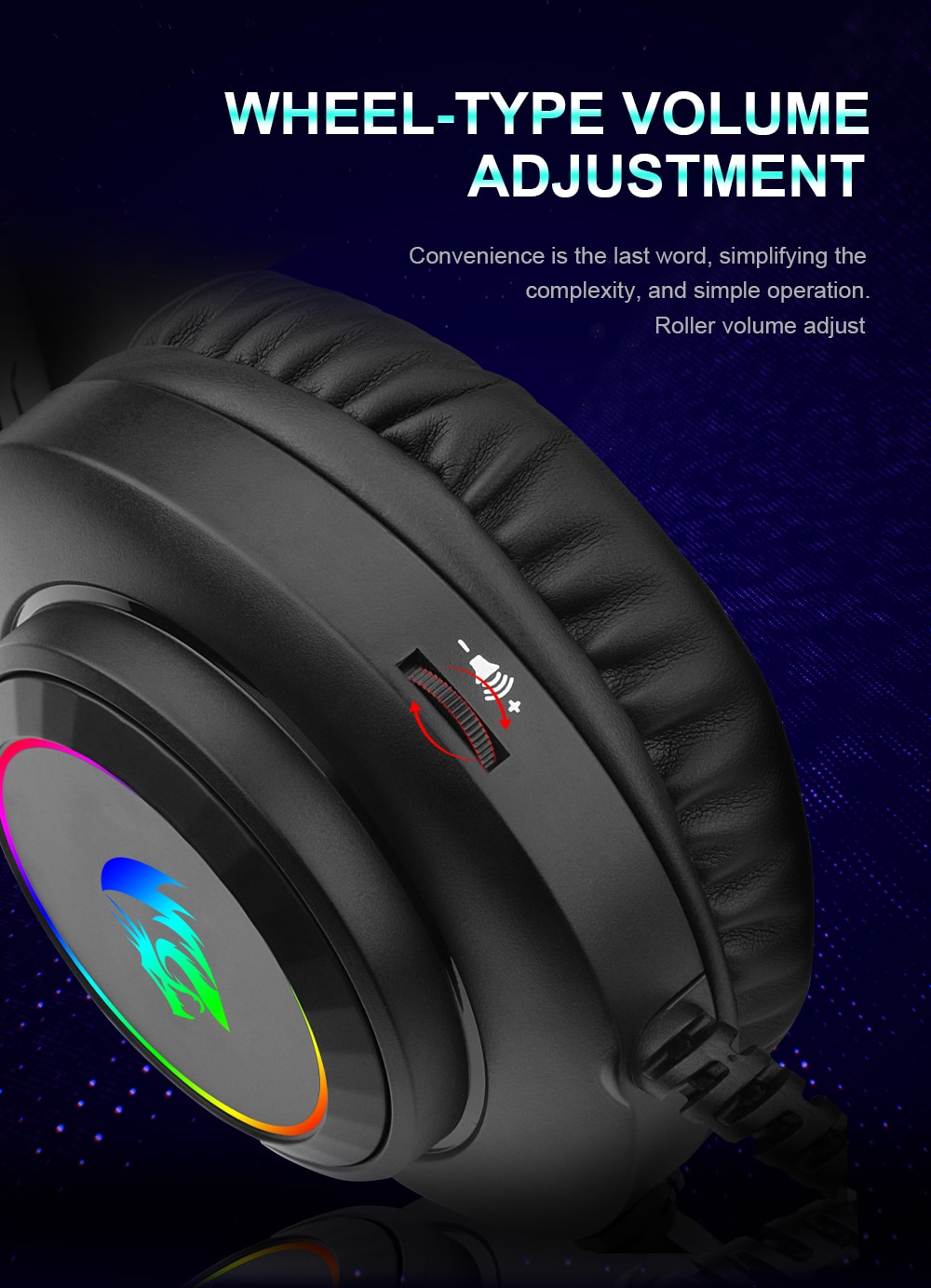 Redragon Hylas H260 RGB Wired Gaming Headset with Microphone ( Black )