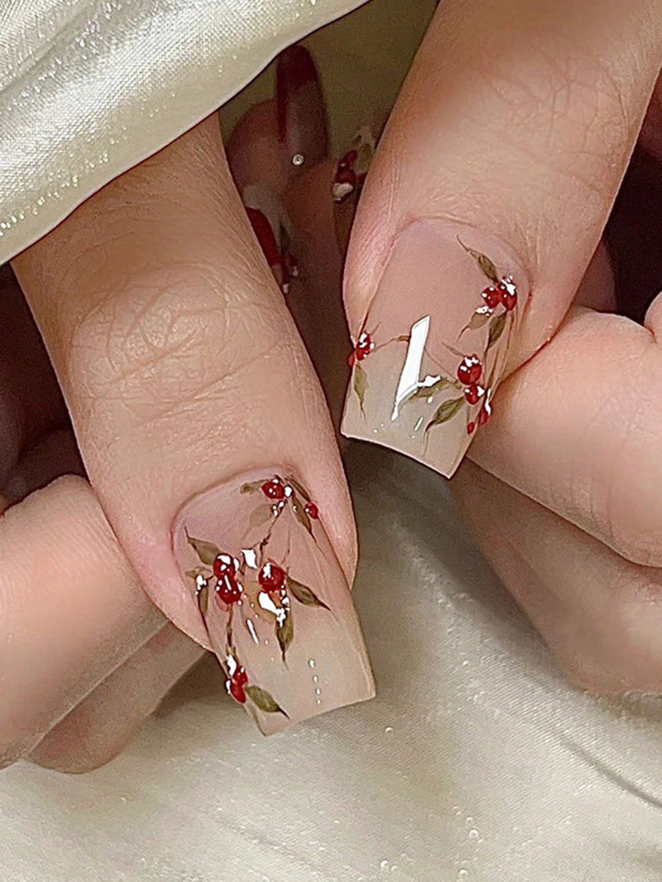 24 pcs Natural clear Nail