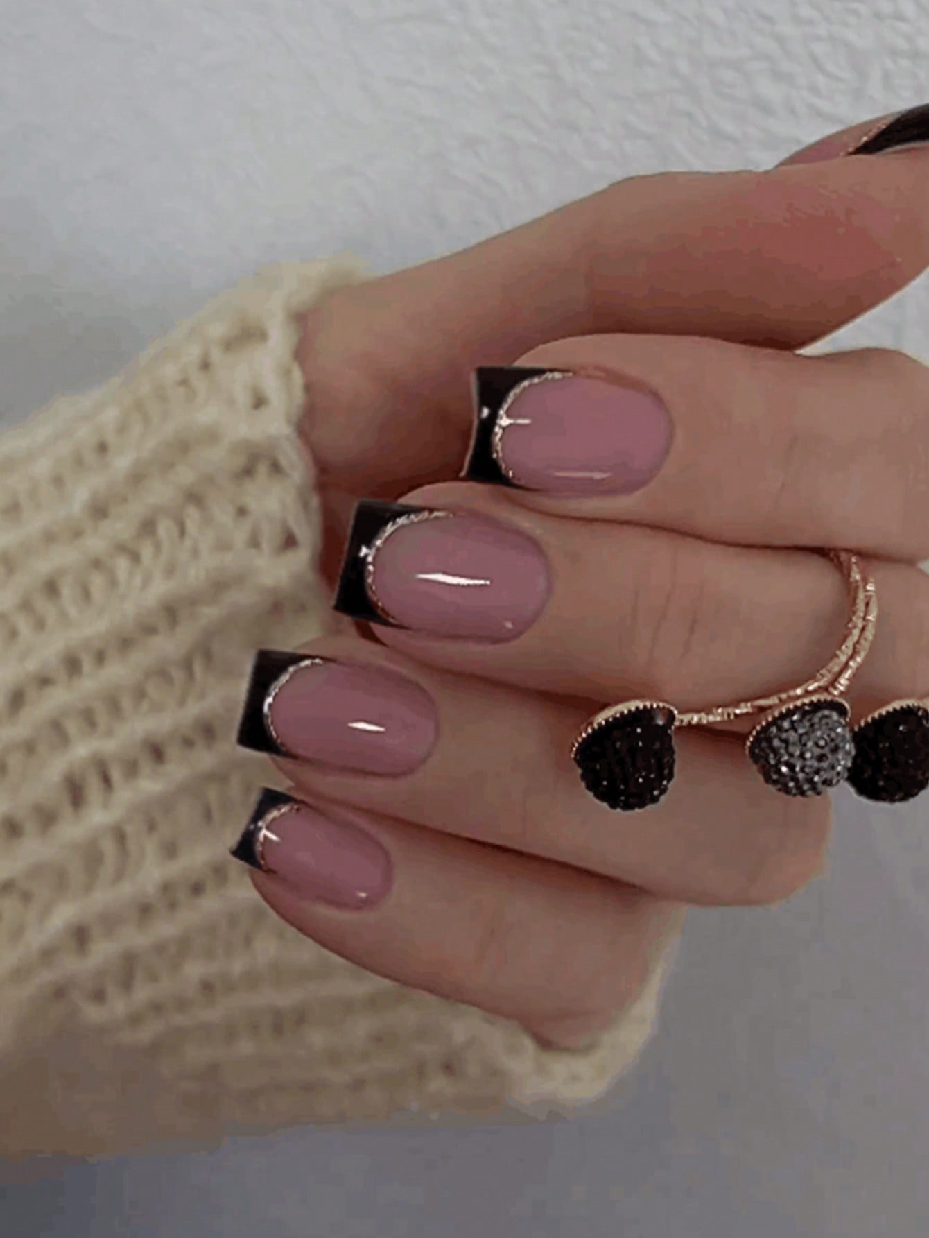 24 pcs Elegant French Manicure