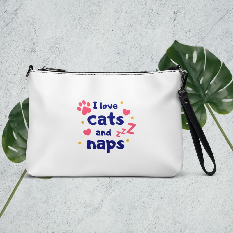 Crossbody bag -I Love Cats..