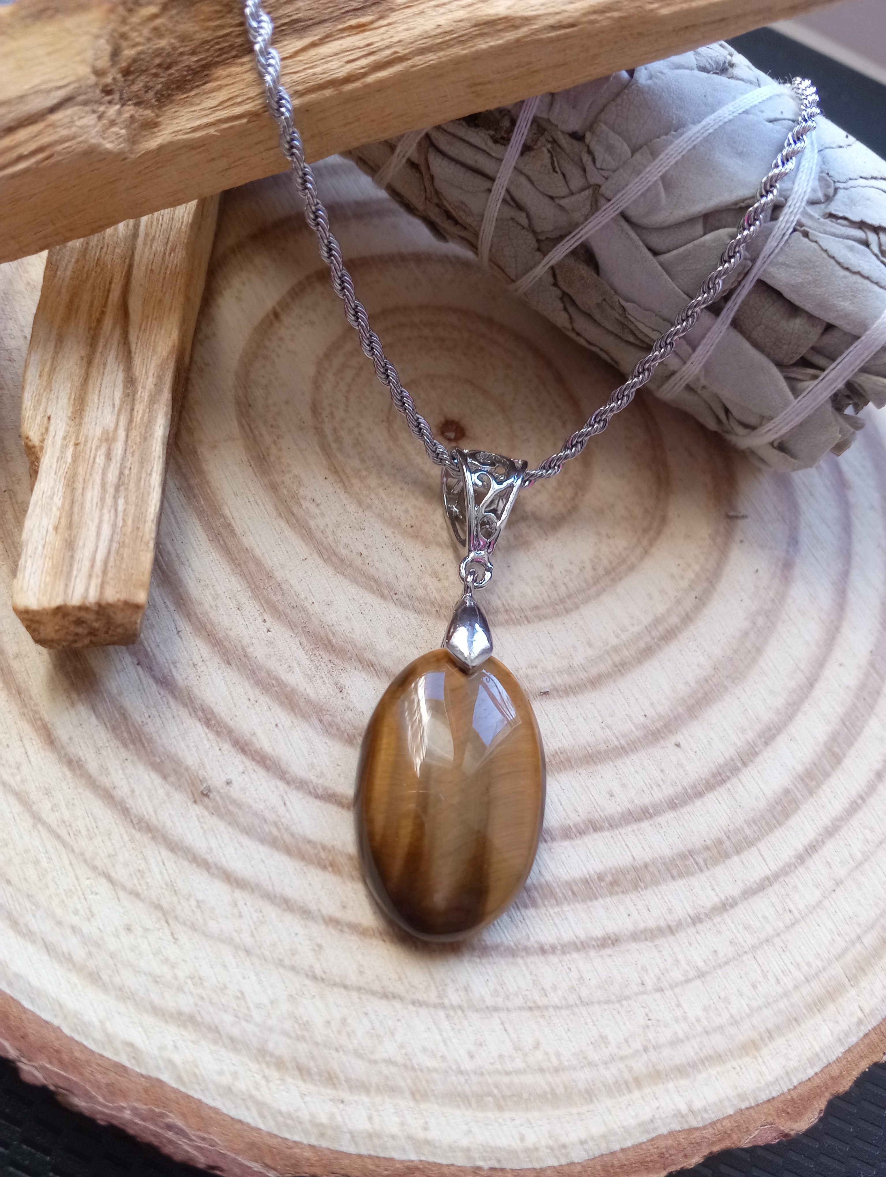 Collier œil de tigre