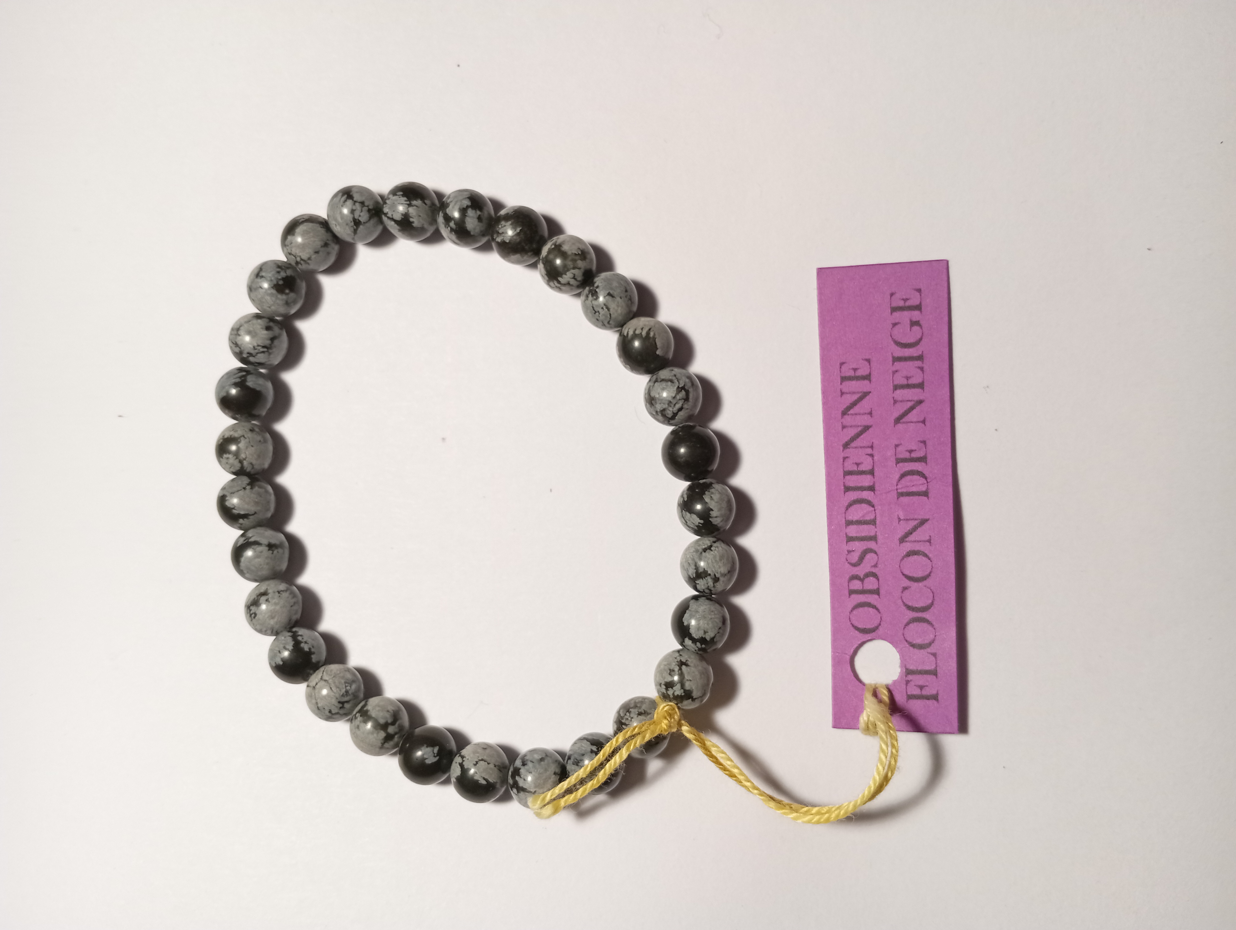 Obsidienne flocon de neige