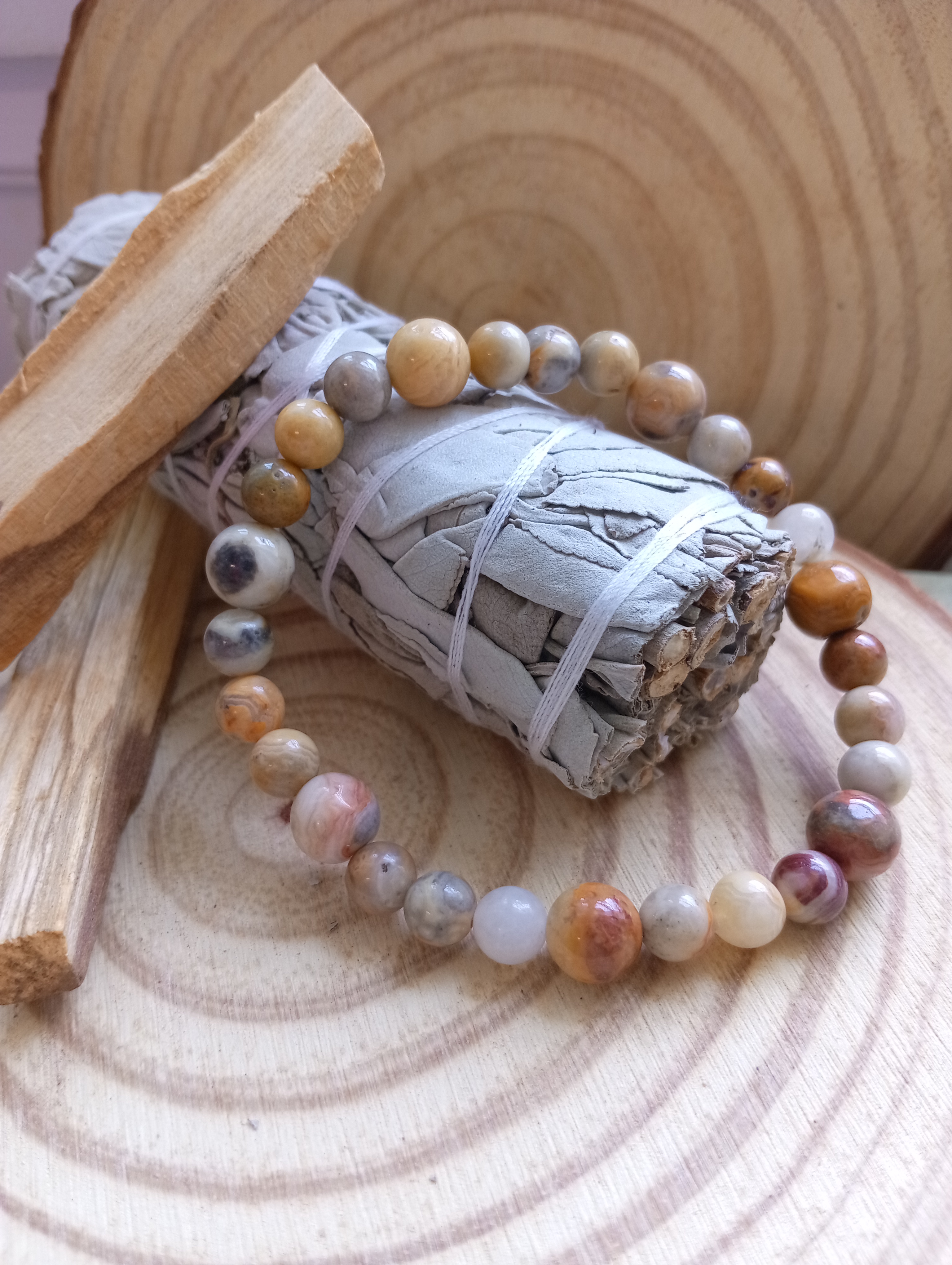 Agate "CRAZY LACE"