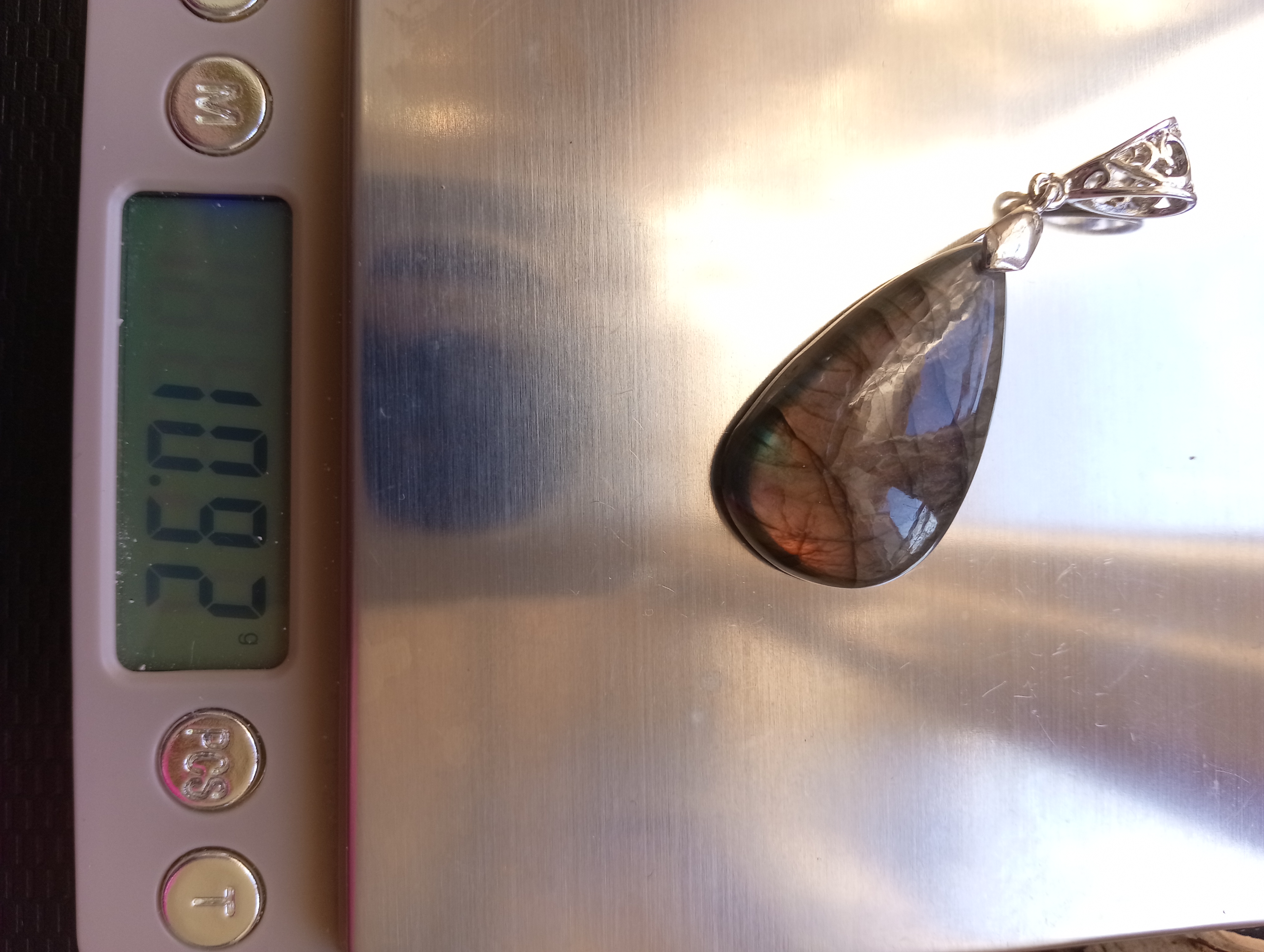 Pendentif labradorite