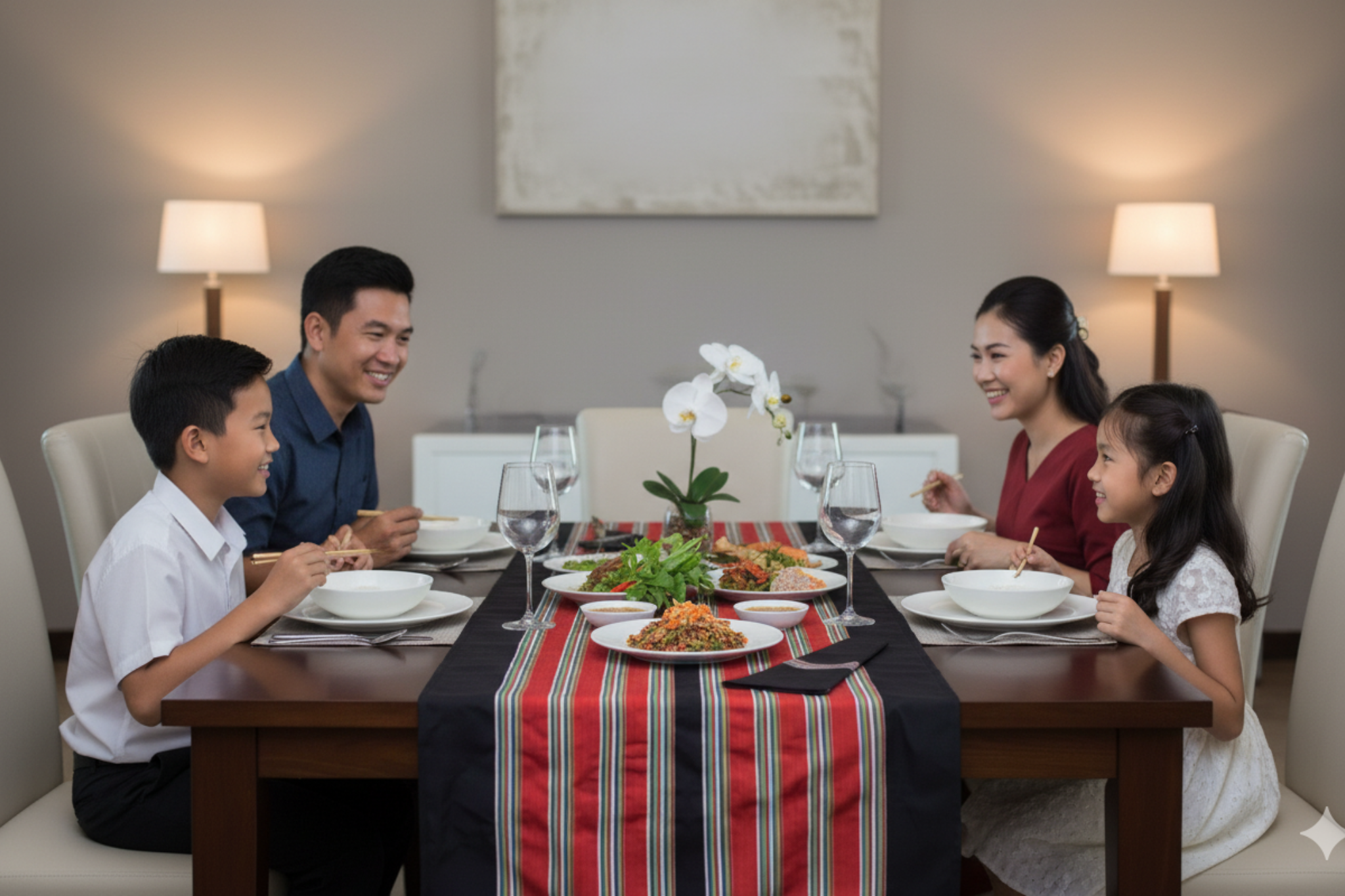 ຜ້າປູໂຕະ Table cover