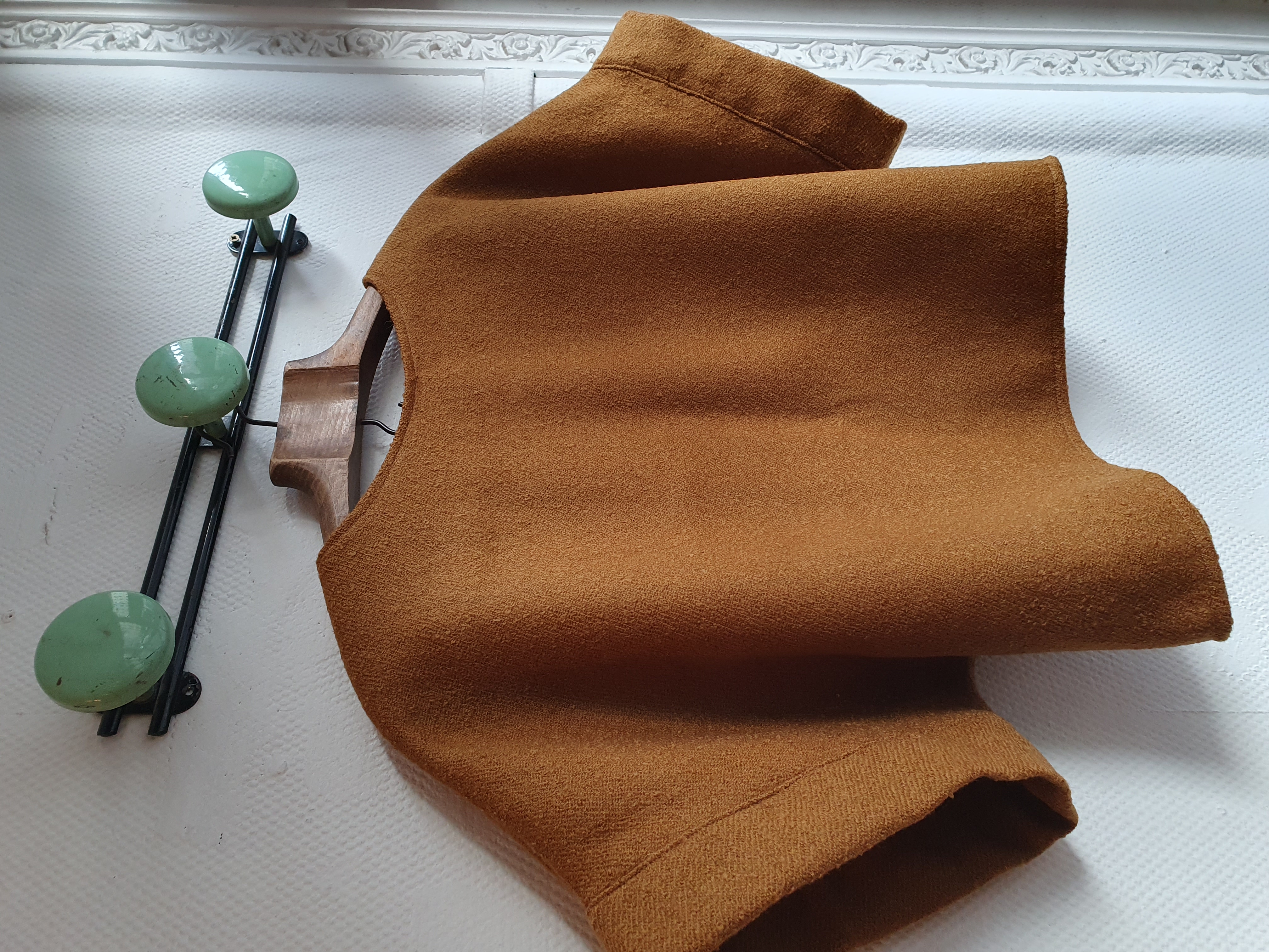 pull manches courtes sienne claire