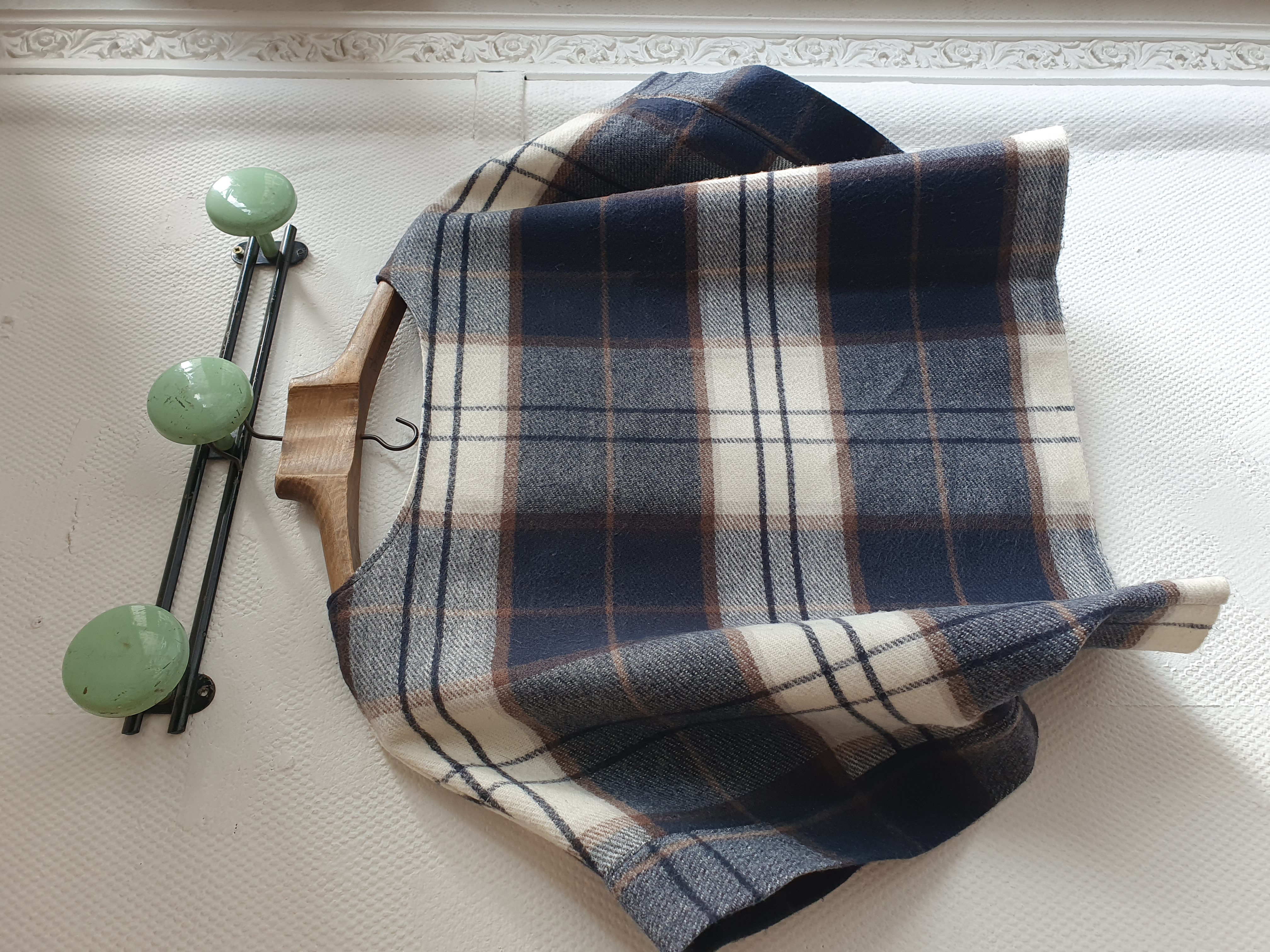 pull manches courtes tartan