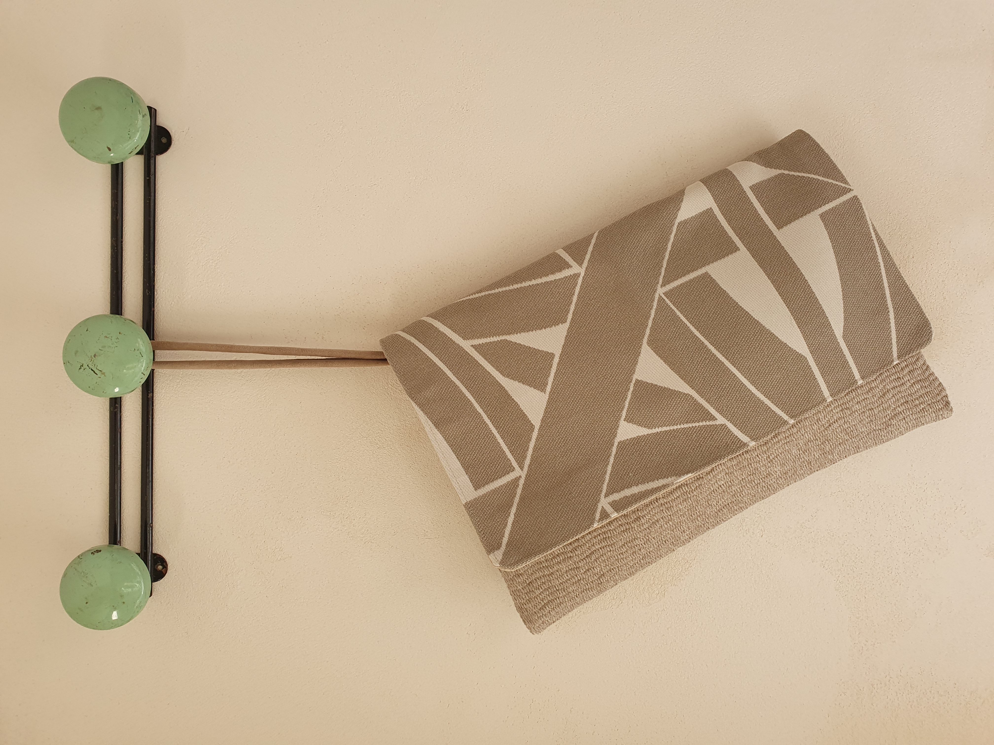 pochette plate greige