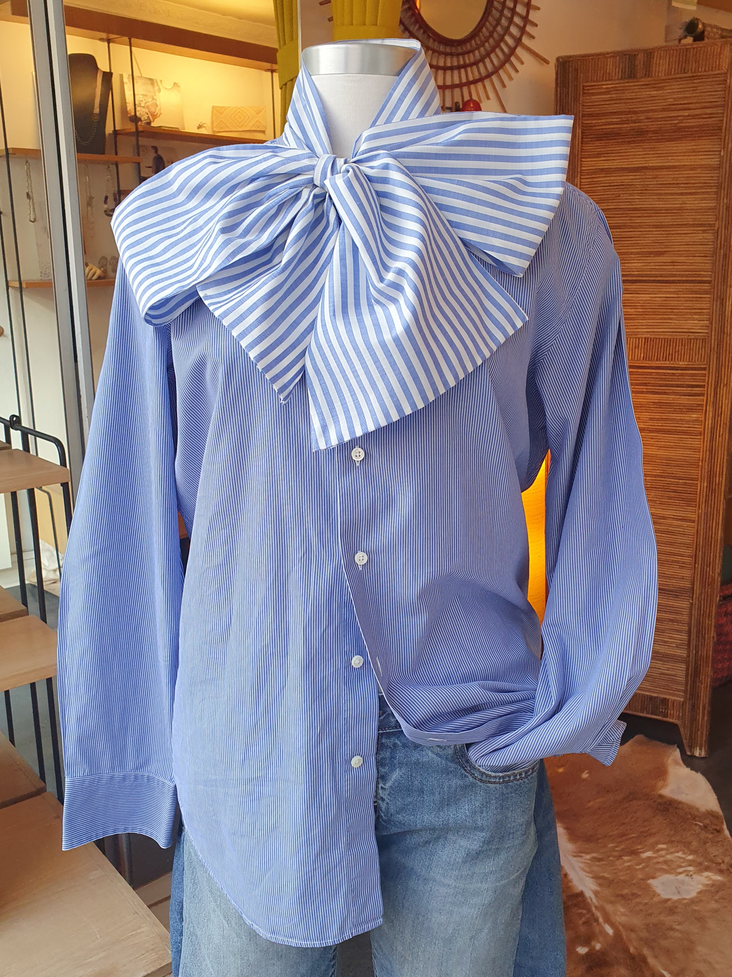 Chemise lavallière XXL