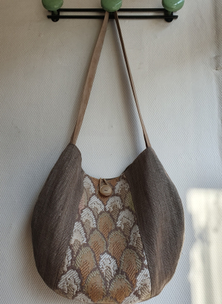 sac bandoulière plumes de sable
