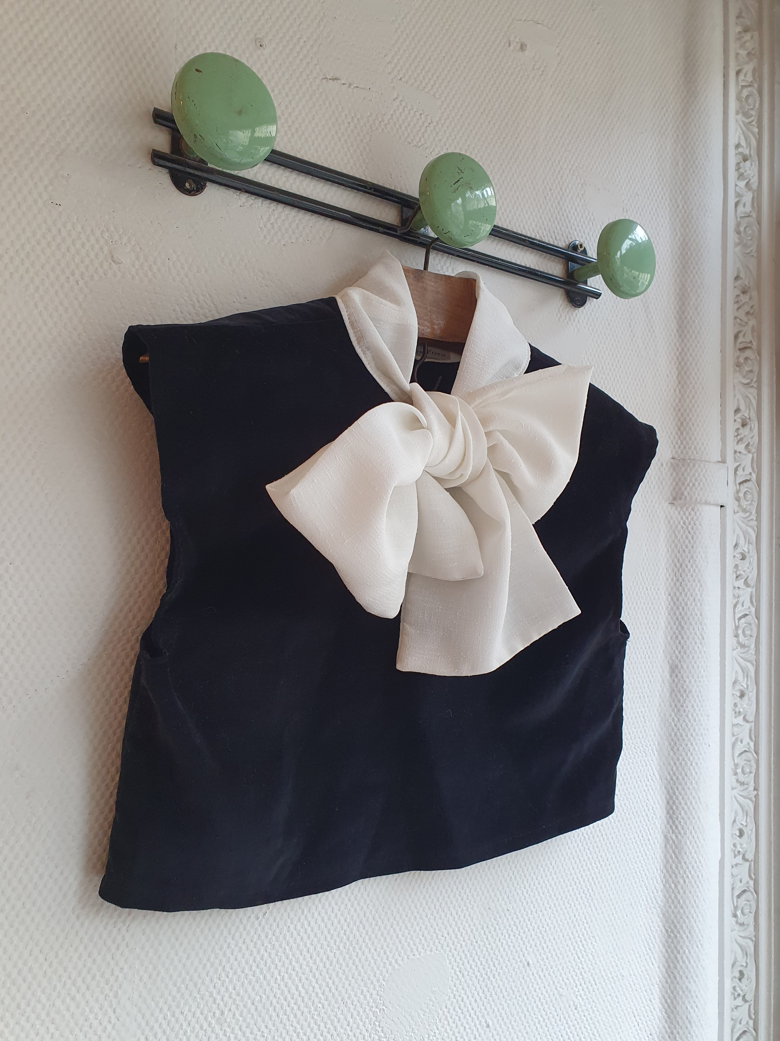 top velours lavallière XXL