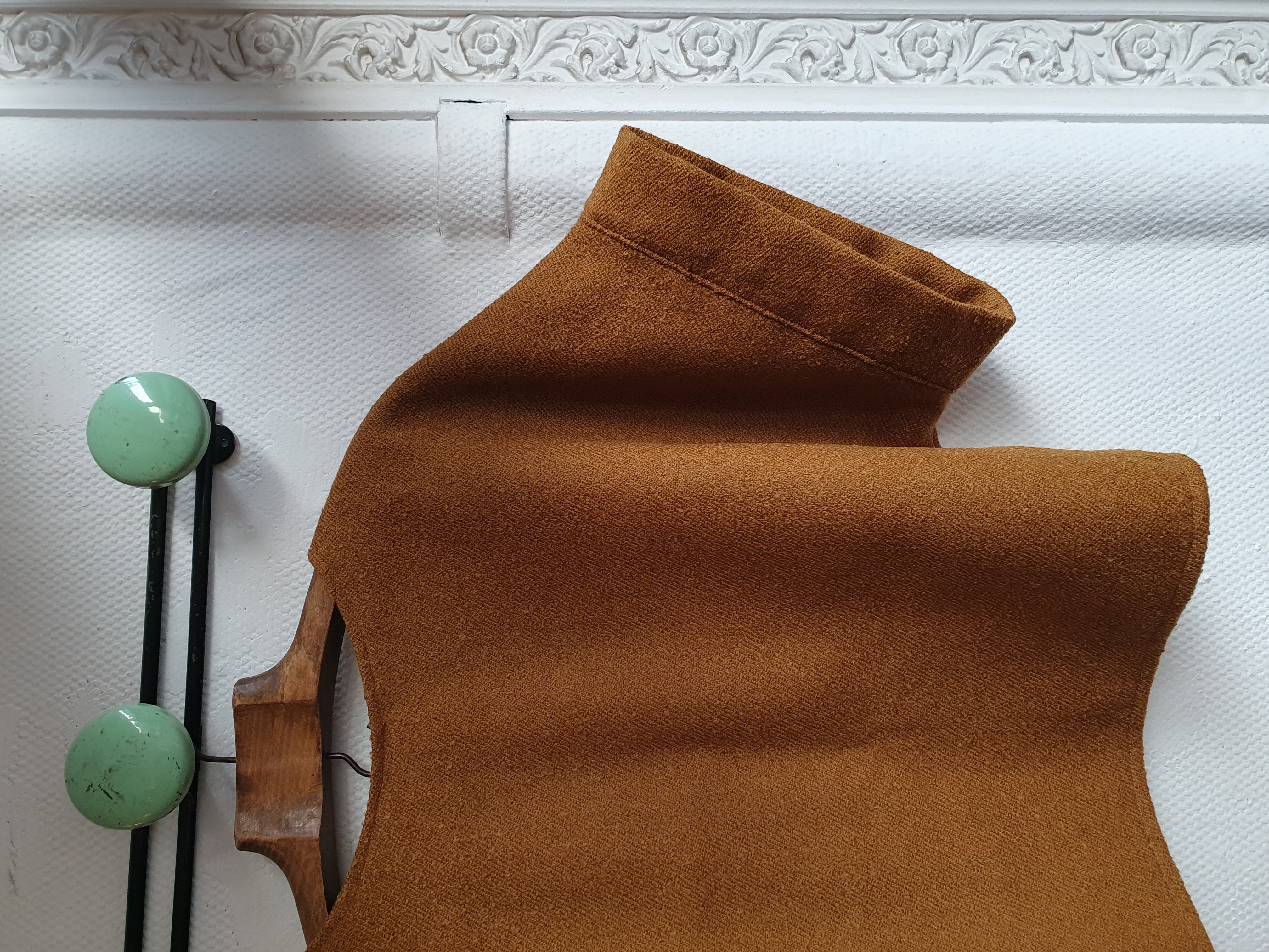 pull manches courtes sienne claire