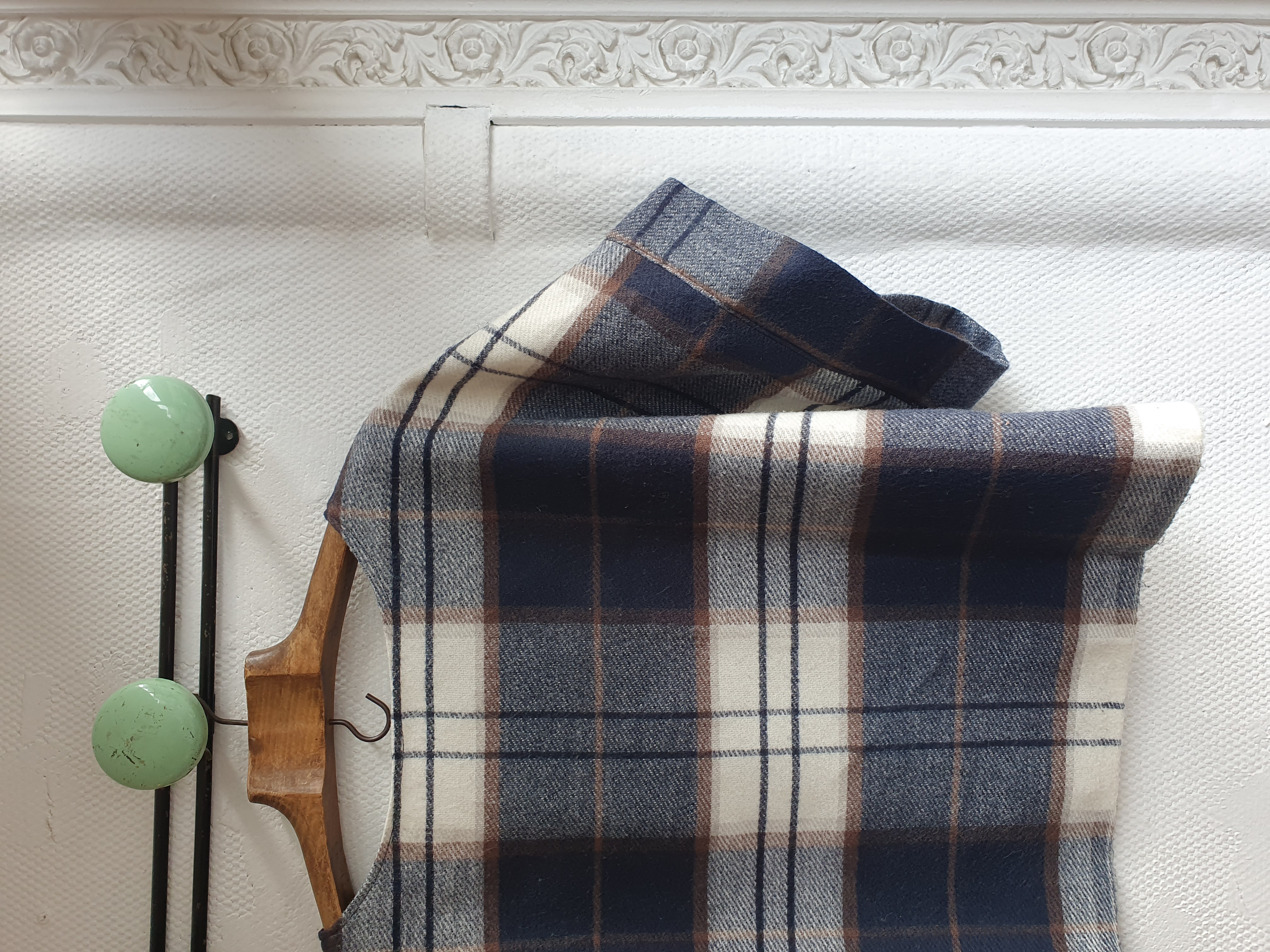 pull manches courtes tartan