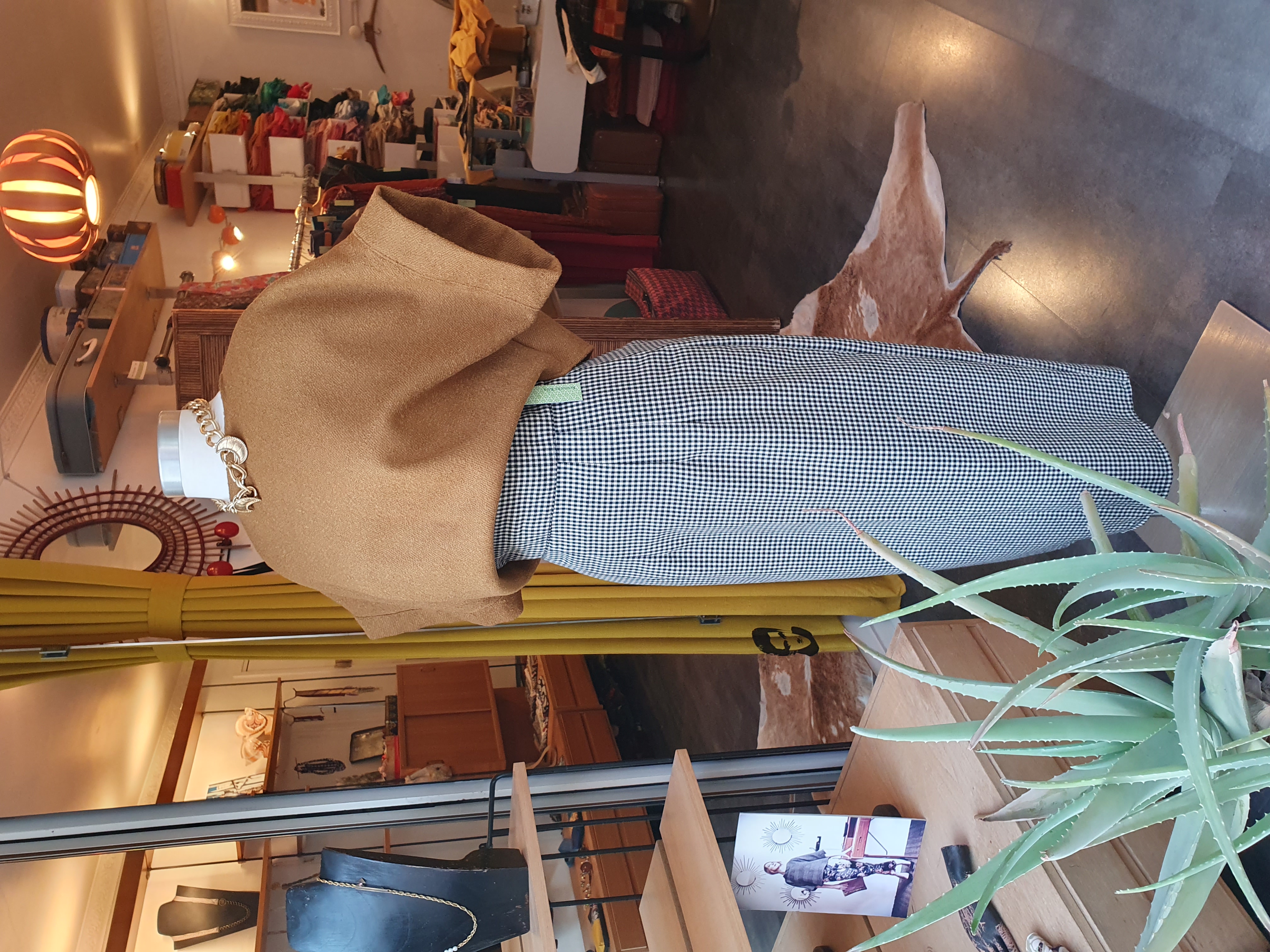 pull manches courtes sienne claire