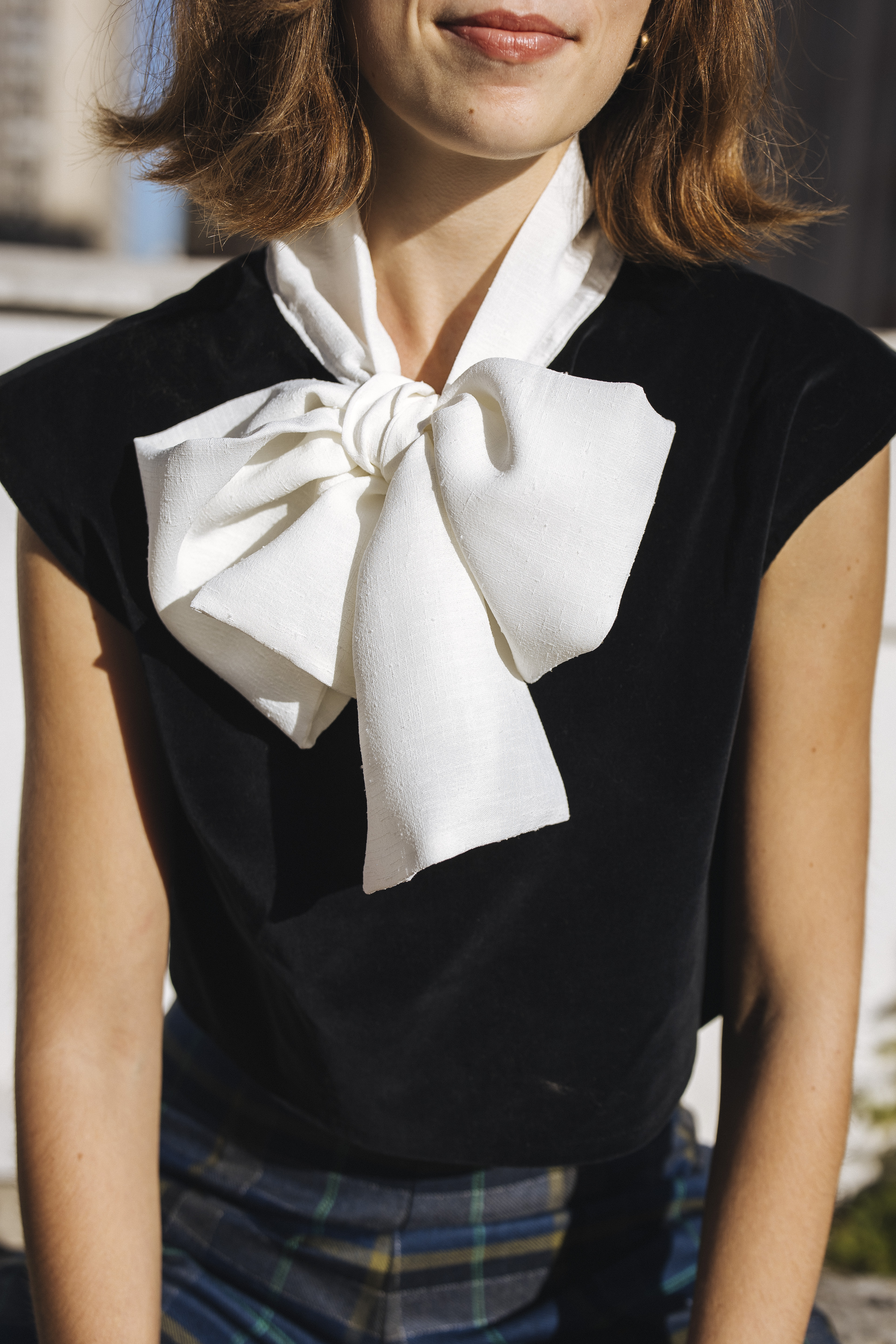 top velours lavallière XXL