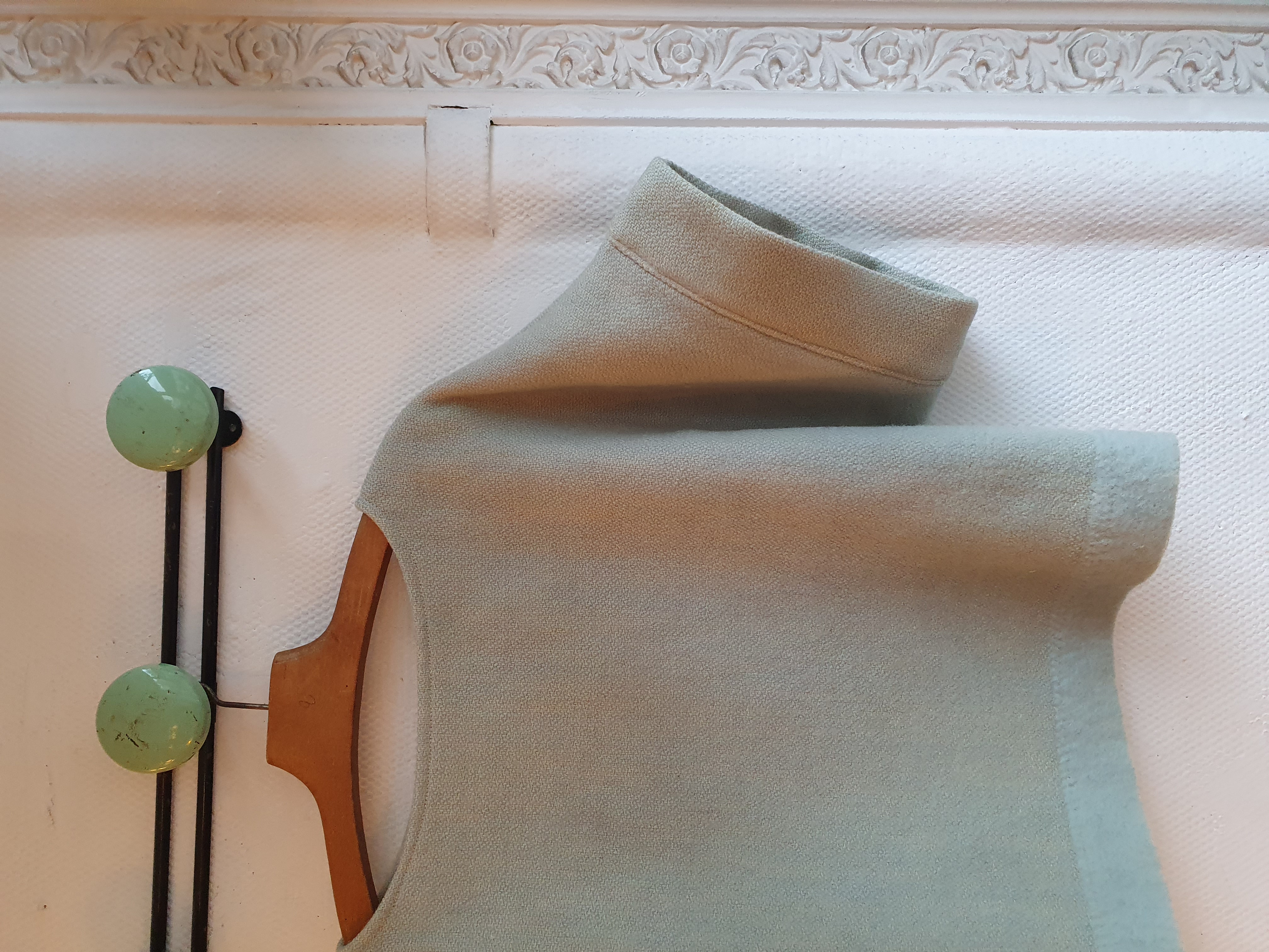 pull manches courtes vert d'eau