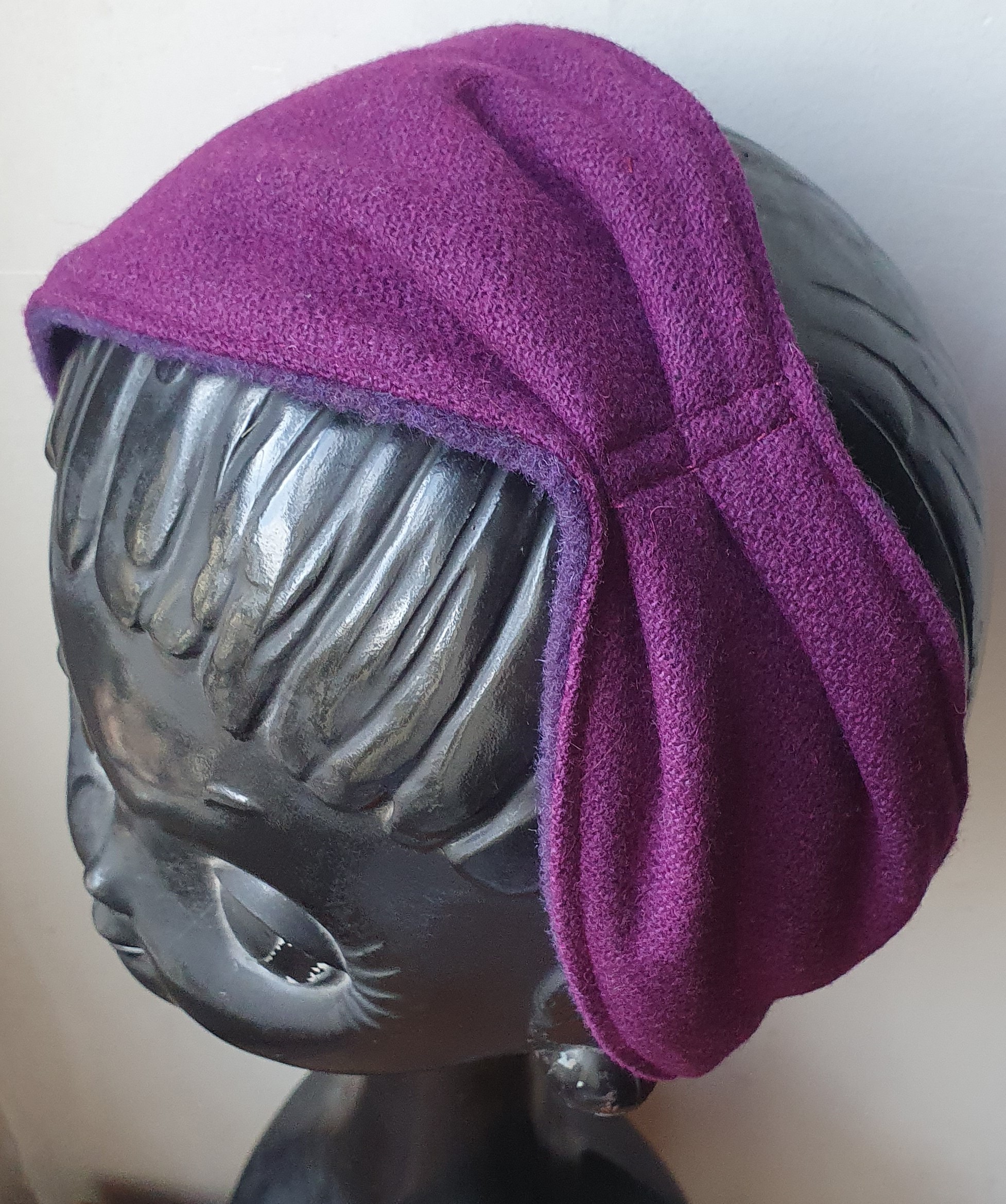 bandeau hiver magenta