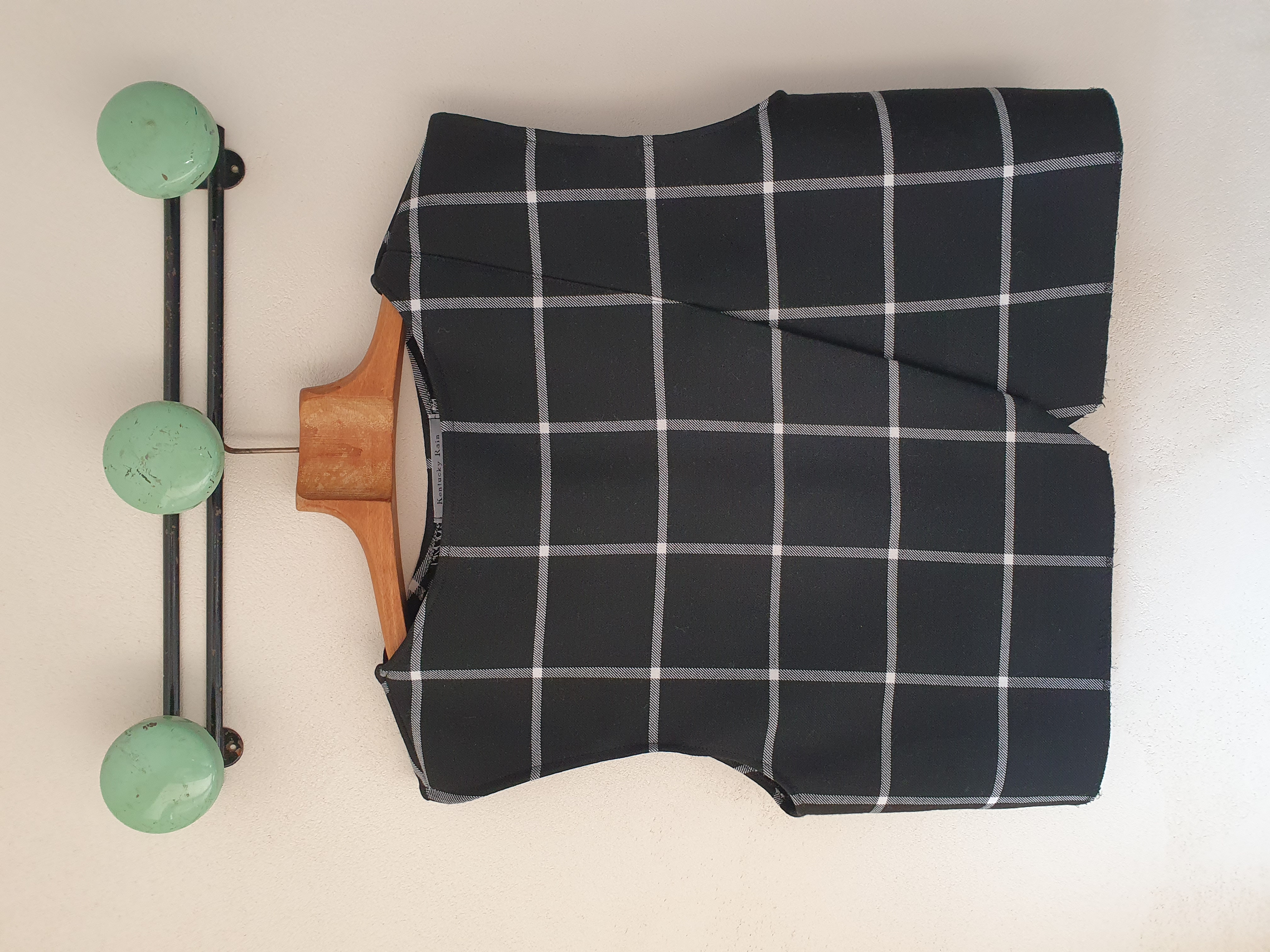 crop top grands carreaux