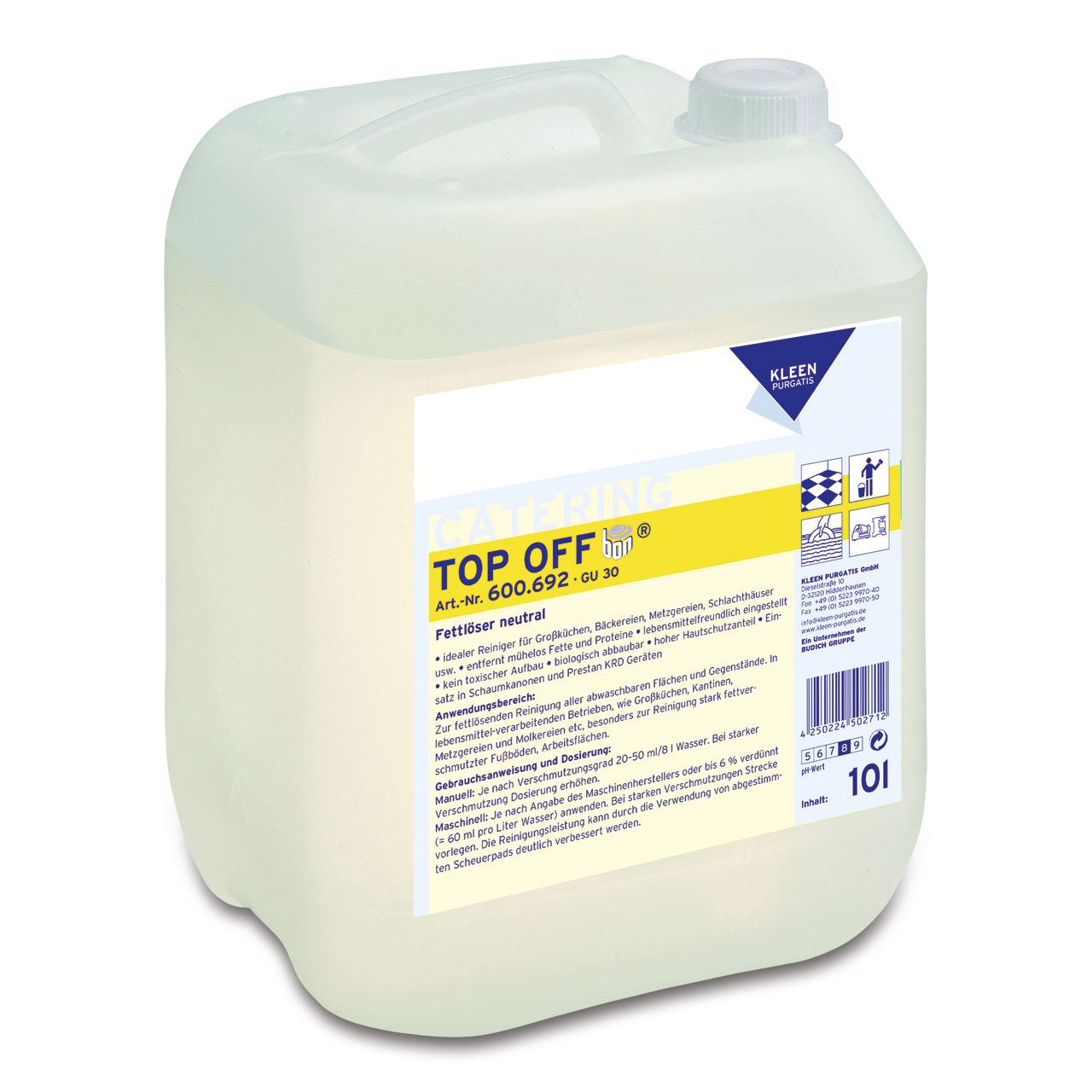 Top Off, Fettlöser, 10 l Kanister