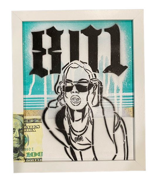 801 GTA Girl Painting by BASHA