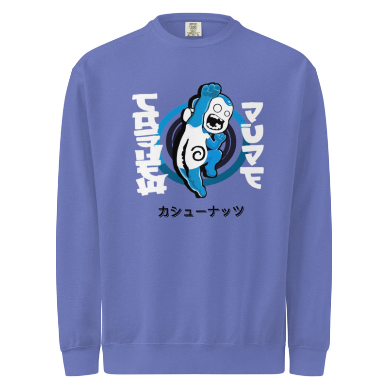 Unisex garment-dyed sweatshirt