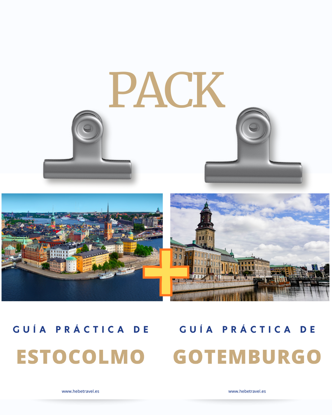 PACK ESTOCOLMO + GOTEMBURGO