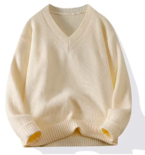 Classic Cream Knit Sweater