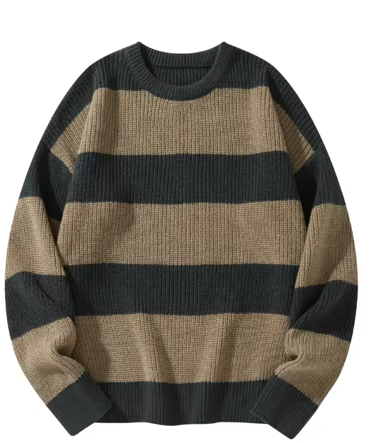 Striped Knit Sweater